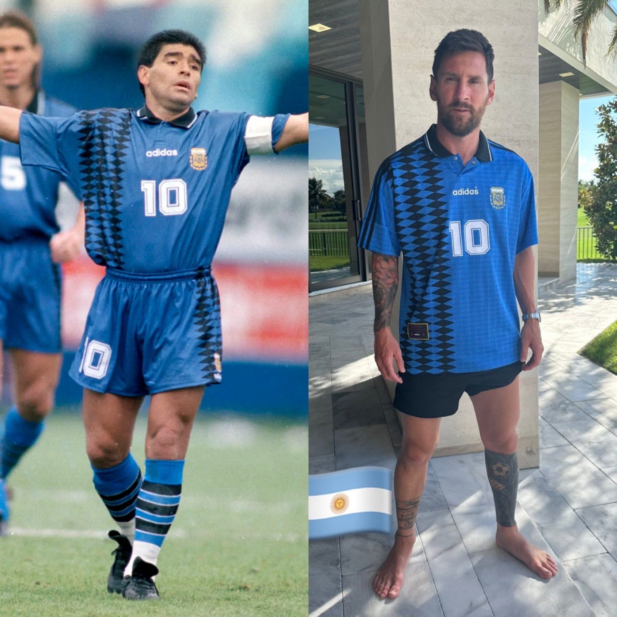 Retro Argentina 1994 Away Stadium Jersey - ManixJersey