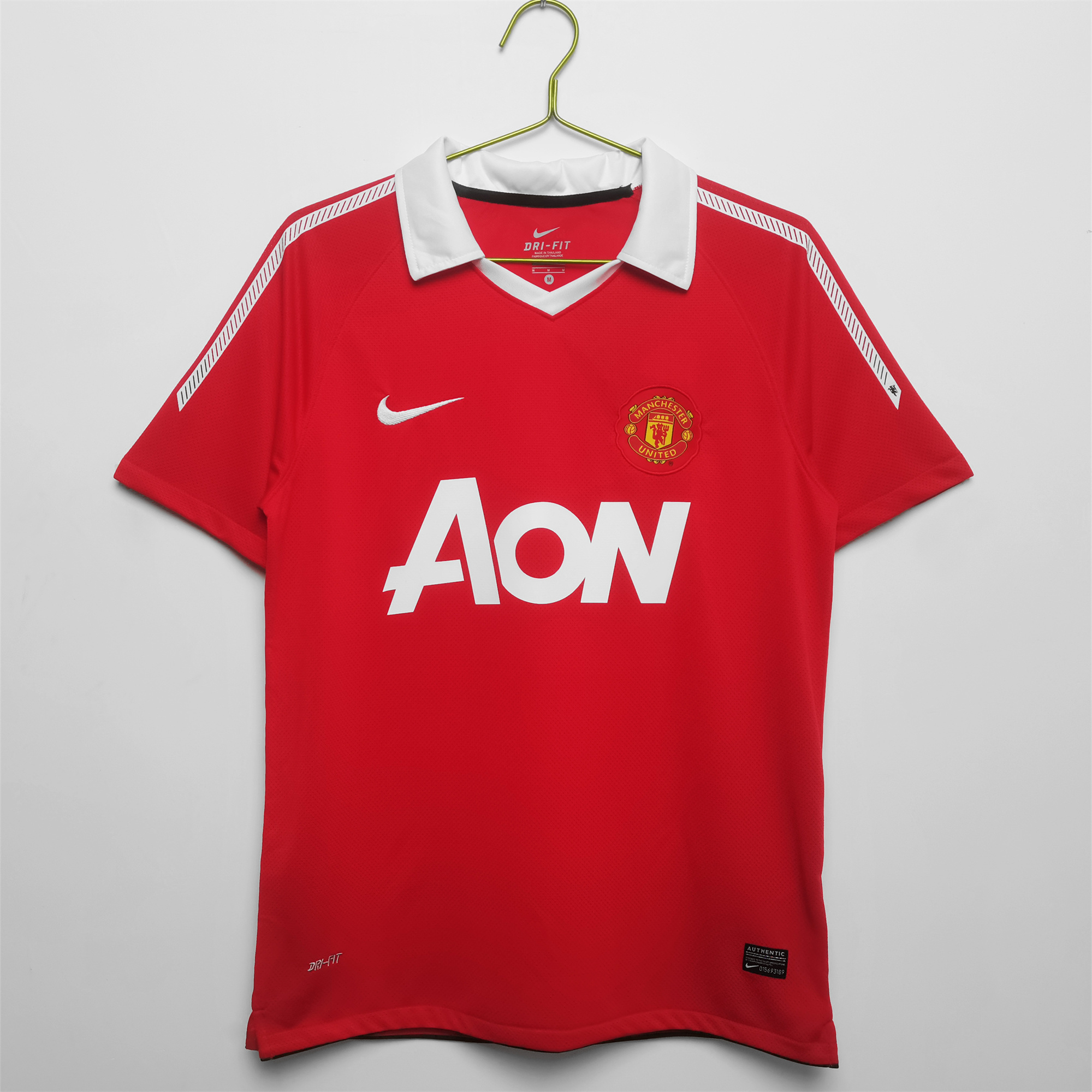 Manchester United Retro 10-11 Home Stadium Jersey - ManixJersey
