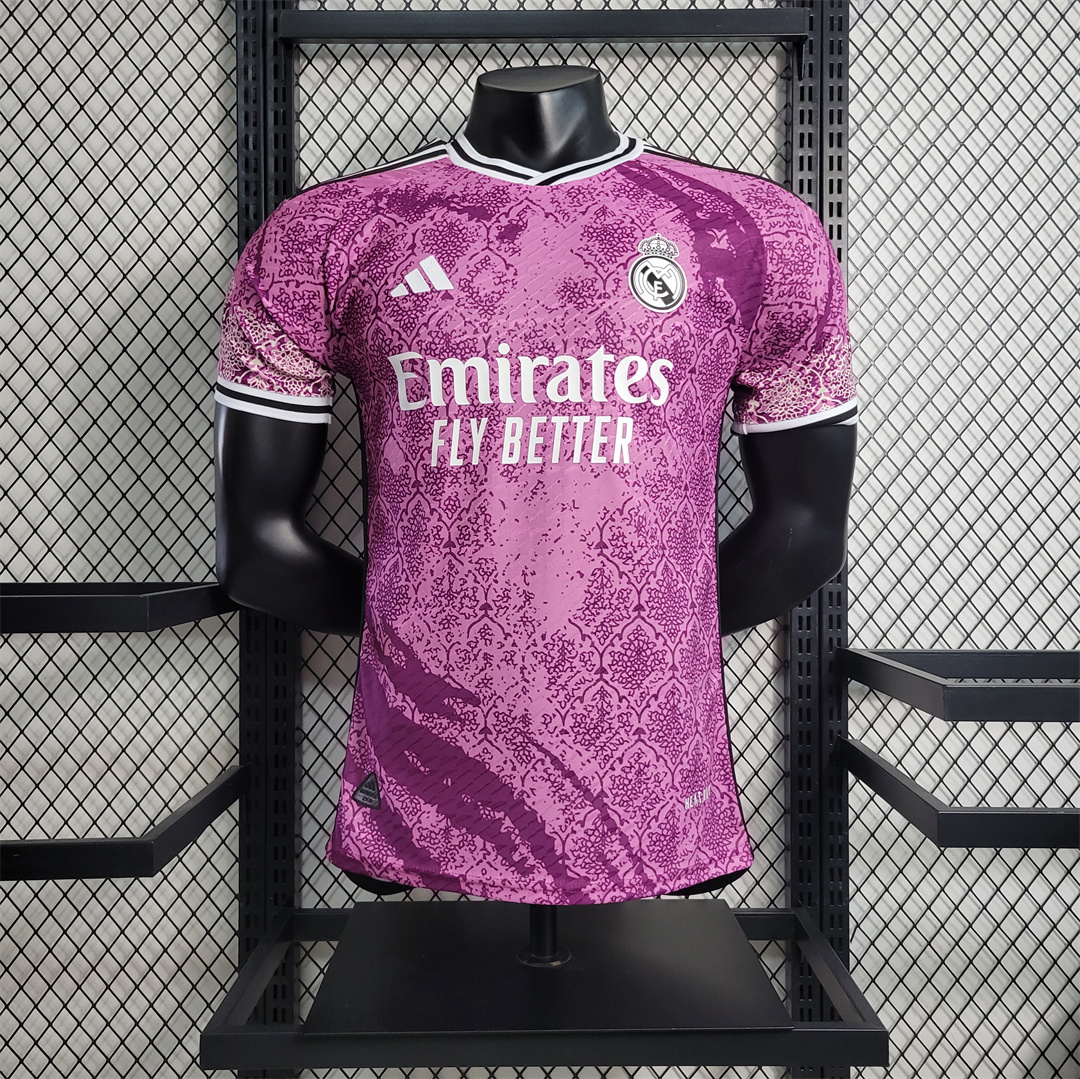 Real Madrid 23-24 Pink Special Edition Jersey - Player Version - ManixJersey