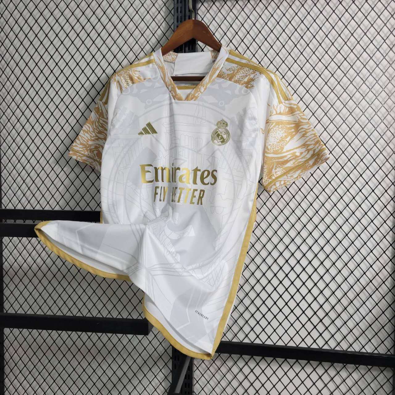 Real Madrid 23-24 Gold Special Edition Jersey - Fans Version - ManixJersey