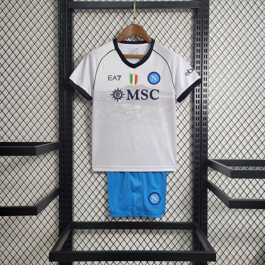 Napoli 23-24 Away Kids Kit - ManixJersey