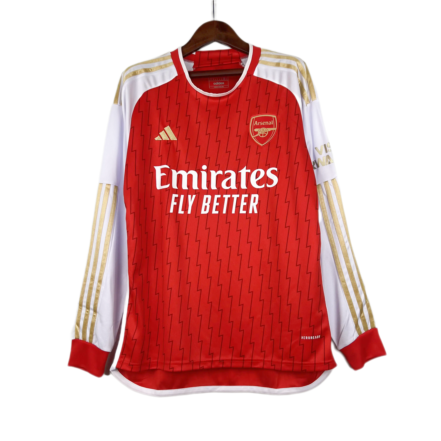 Arsenal 23-24 Home Long Sleeve Jersey - Fans Version - ManixJersey