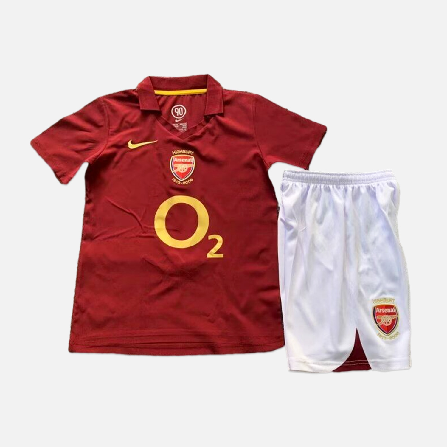 Retro Arsenal 2005-06 Home Stadium Kids Kit - ManixJersey