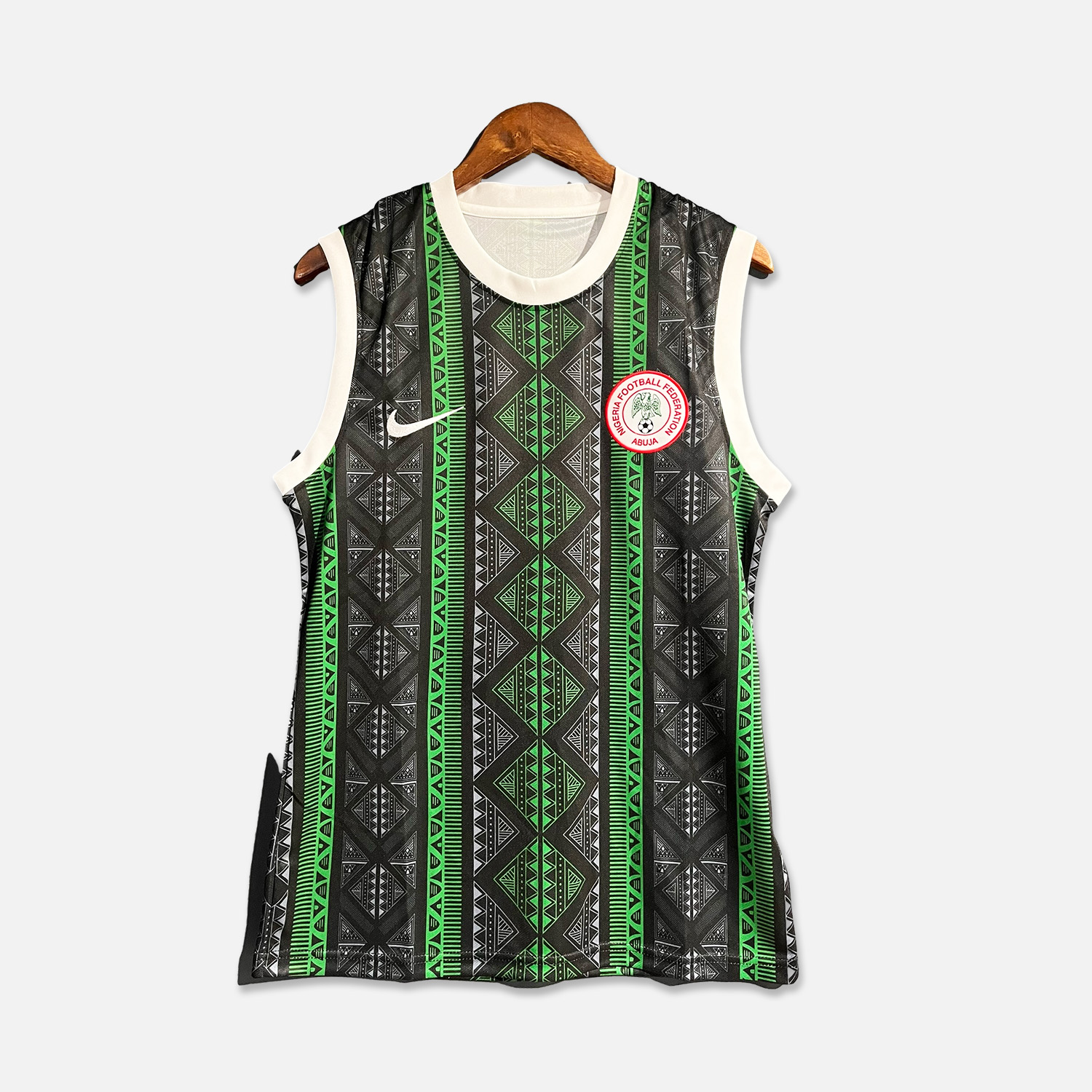 Nigeria 23-24 Training Vest - Black & Green - ManixJersey