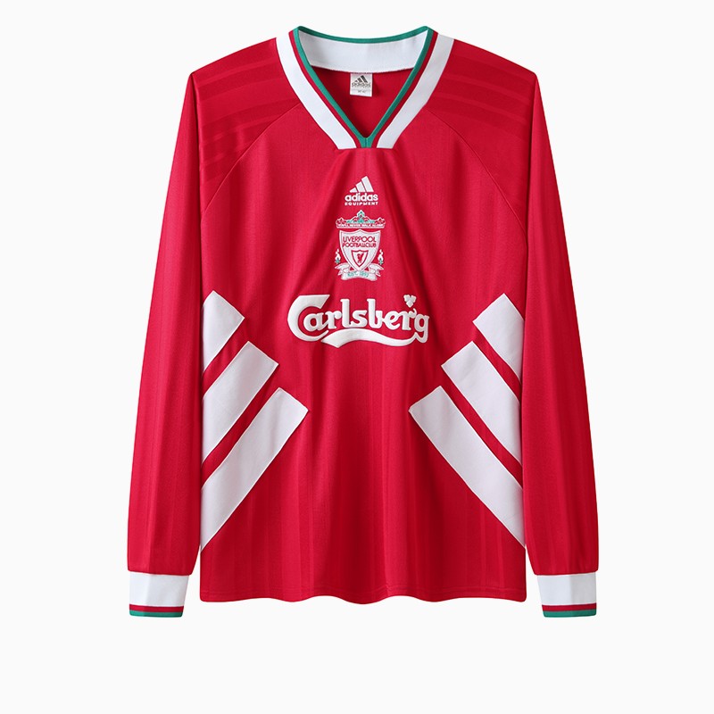 Retro Liver.pool 1993-95 Home Stadium Long Sleeve Jersey - ManixJersey