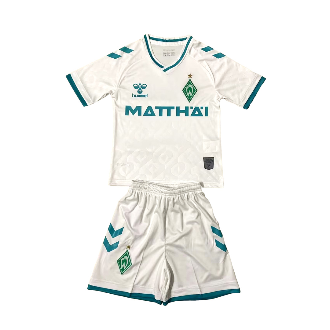 Werder Bremen 23-24 Away Stadium Kids Kit - ManixJersey