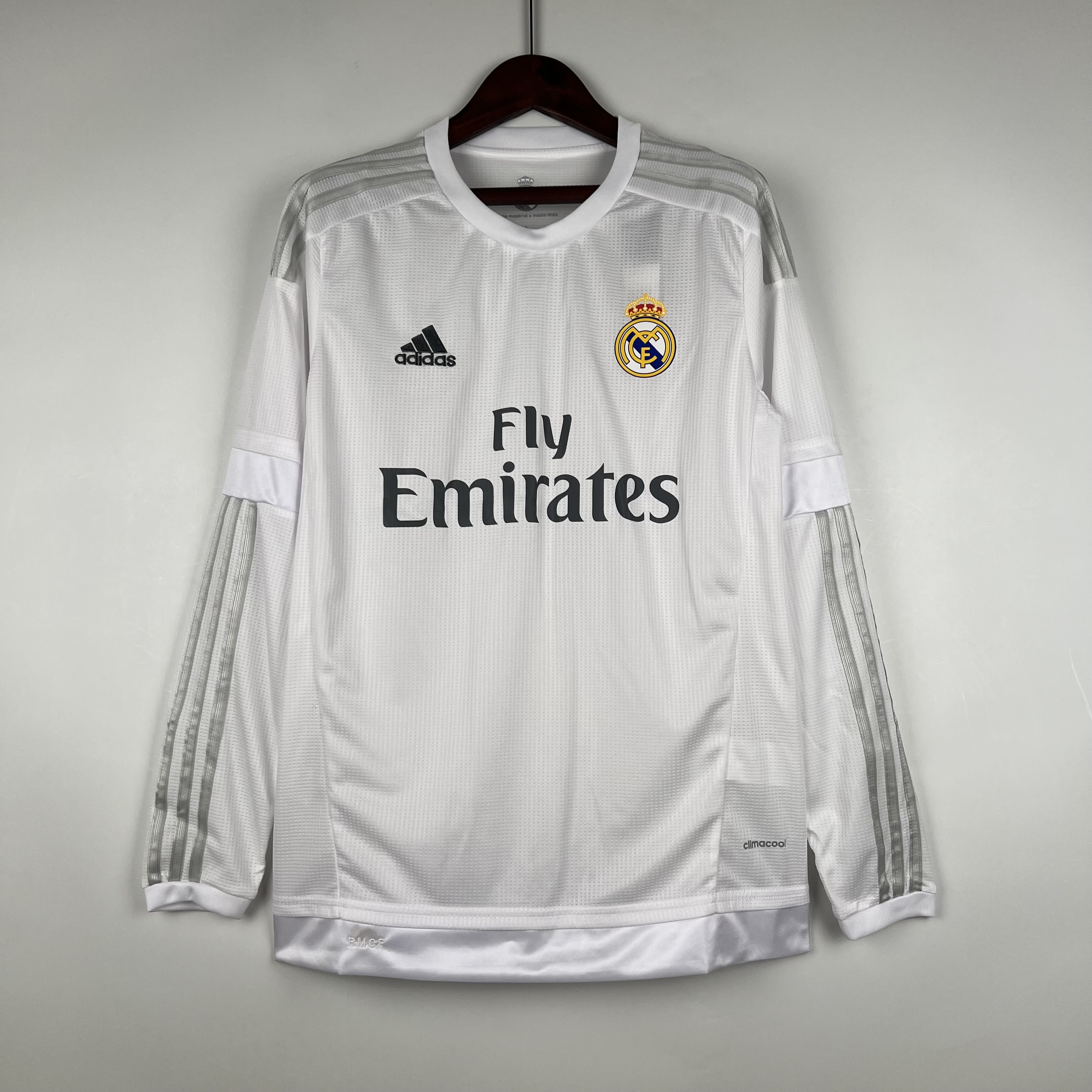 Retro Real Madrid 15-16 Home Stadium Long Sleeve Jersey - ManixJersey