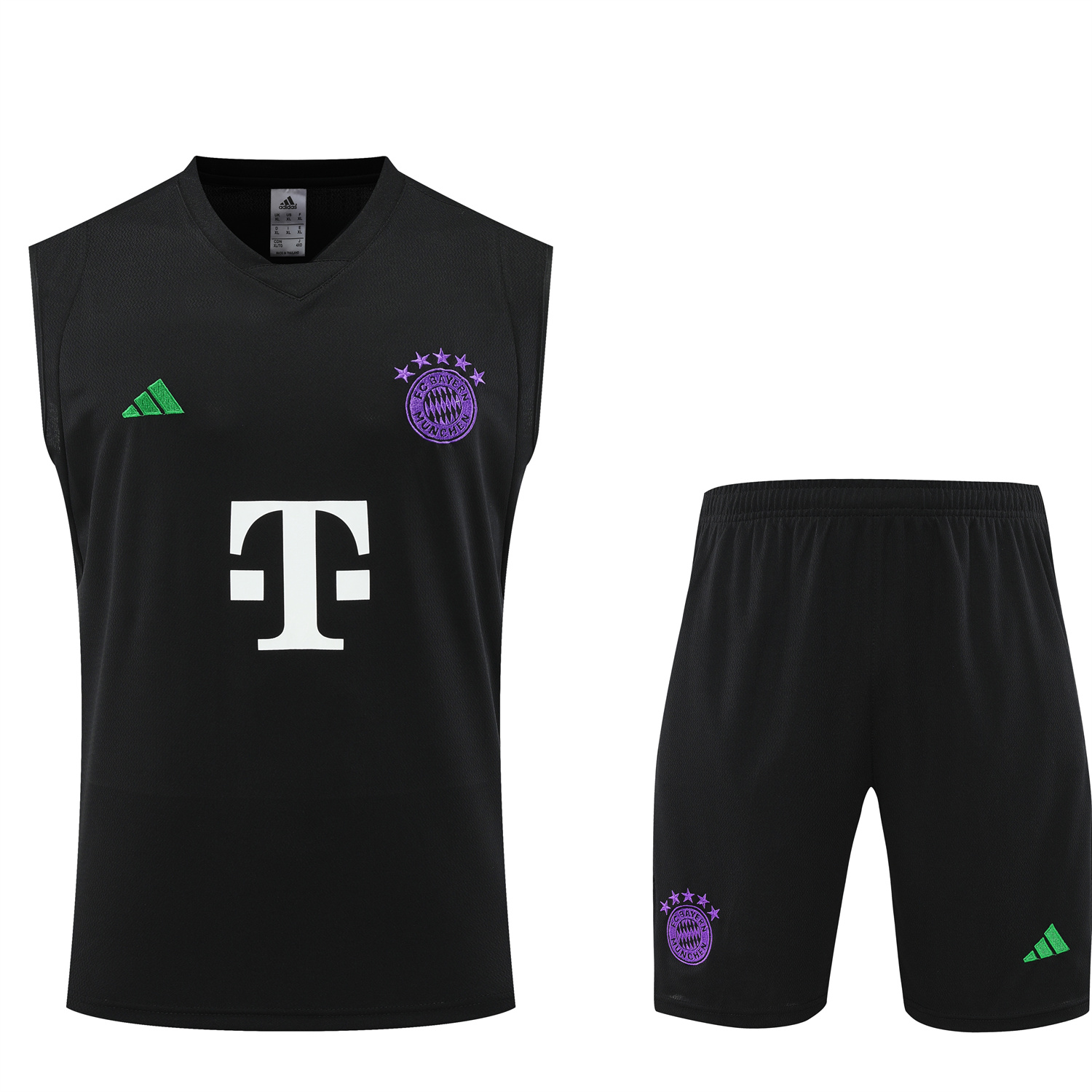 23-24 Bayern Munich Black Training Vest Suit - ManixJersey