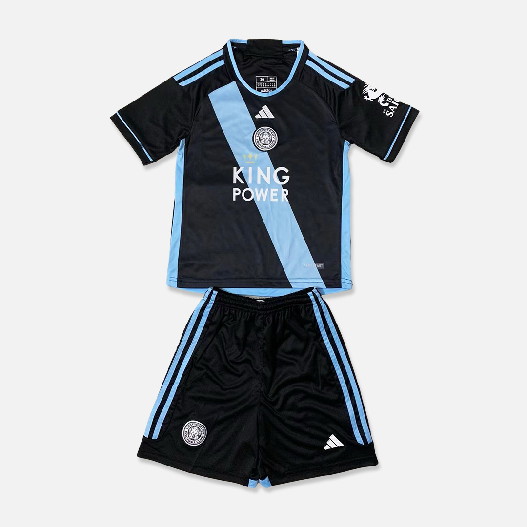 Leicester City 23-24 Away Stadium Kids Kit - ManixJersey