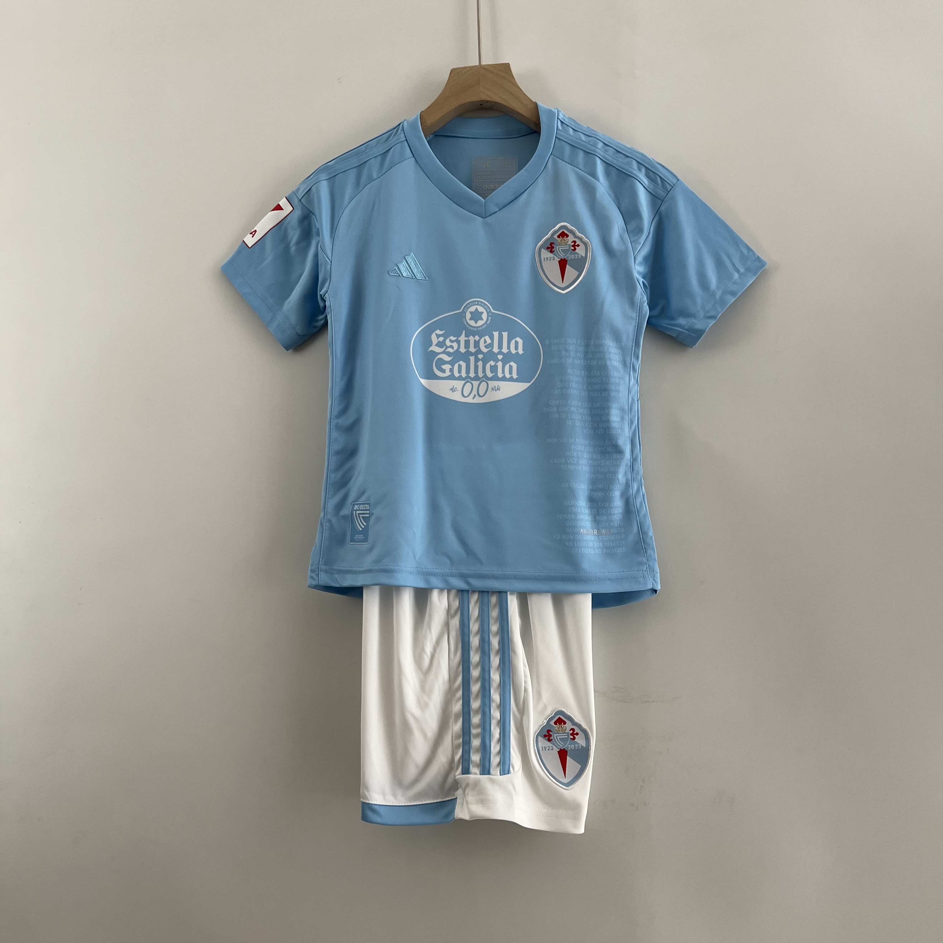 Celta Vigo 23-24 Home Stadium Kids Kit - ManixJersey