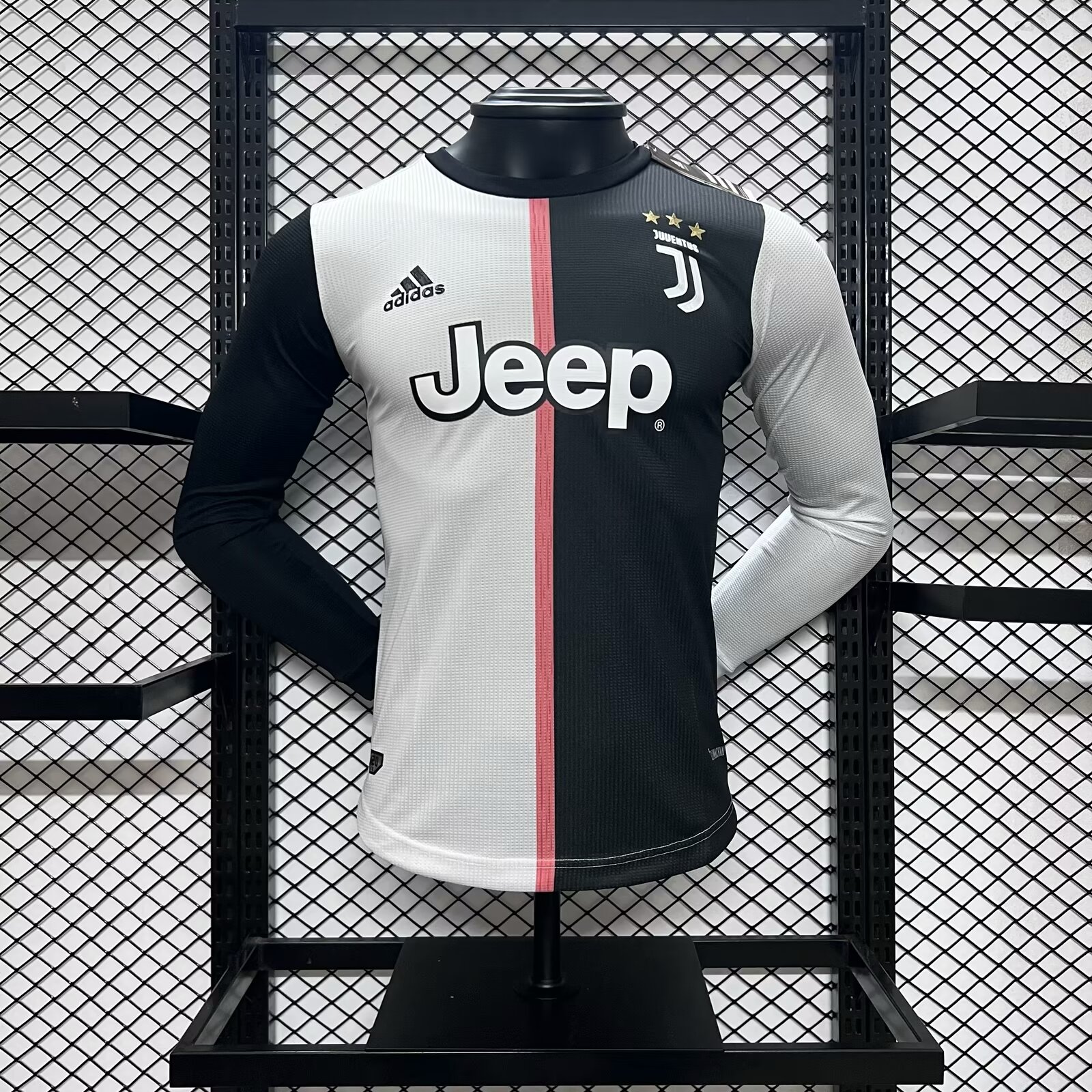 Retro Juventus 2019-20 Home Stadium Long Sleeve Jersey - Player Version - ManixJersey