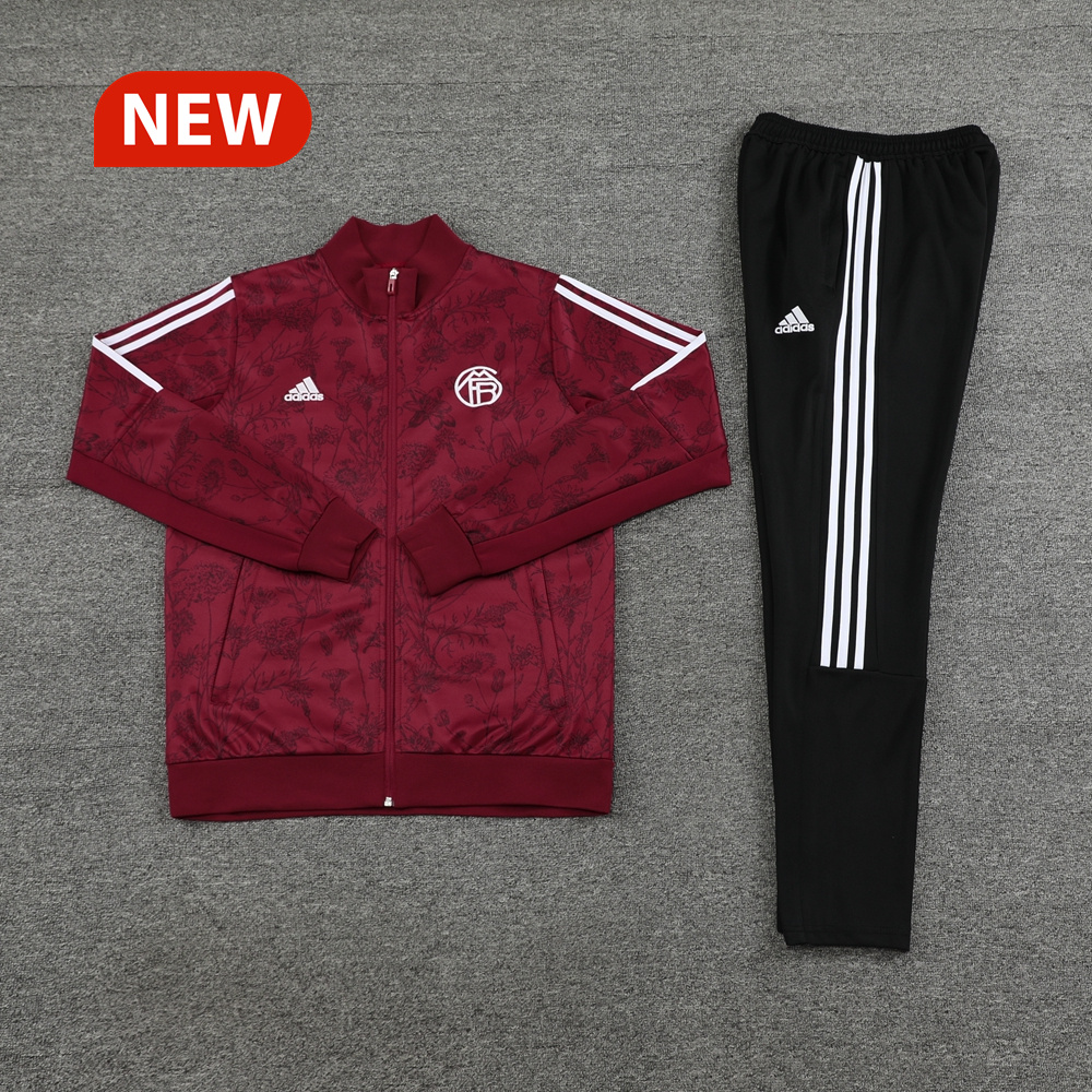 Bayern Munich 23-24 Jacket Training Tracksuit - Red - ManixJersey