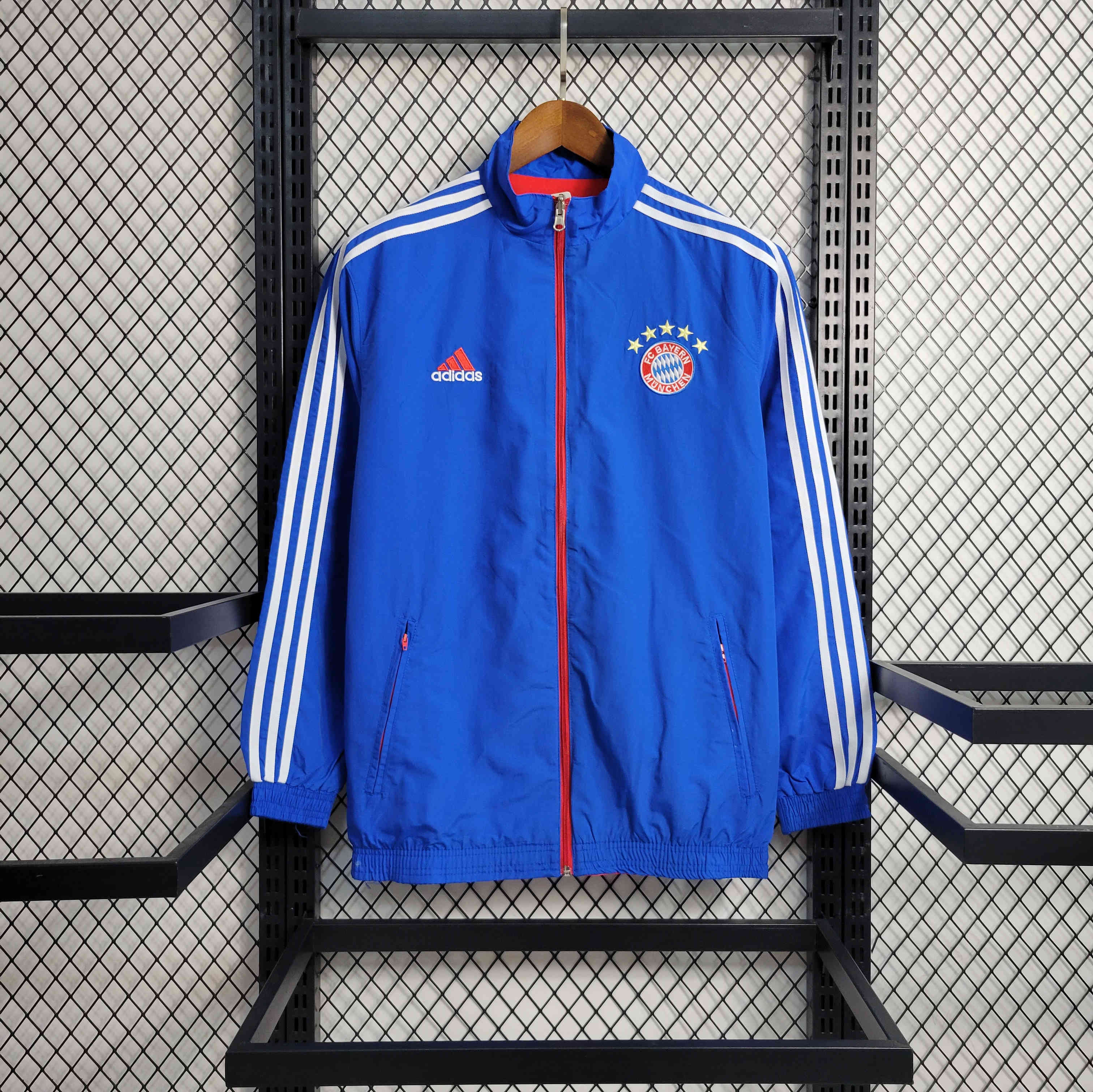 Bayern Munich 23-24 Blue Reversible Windbreaker - ManixJersey