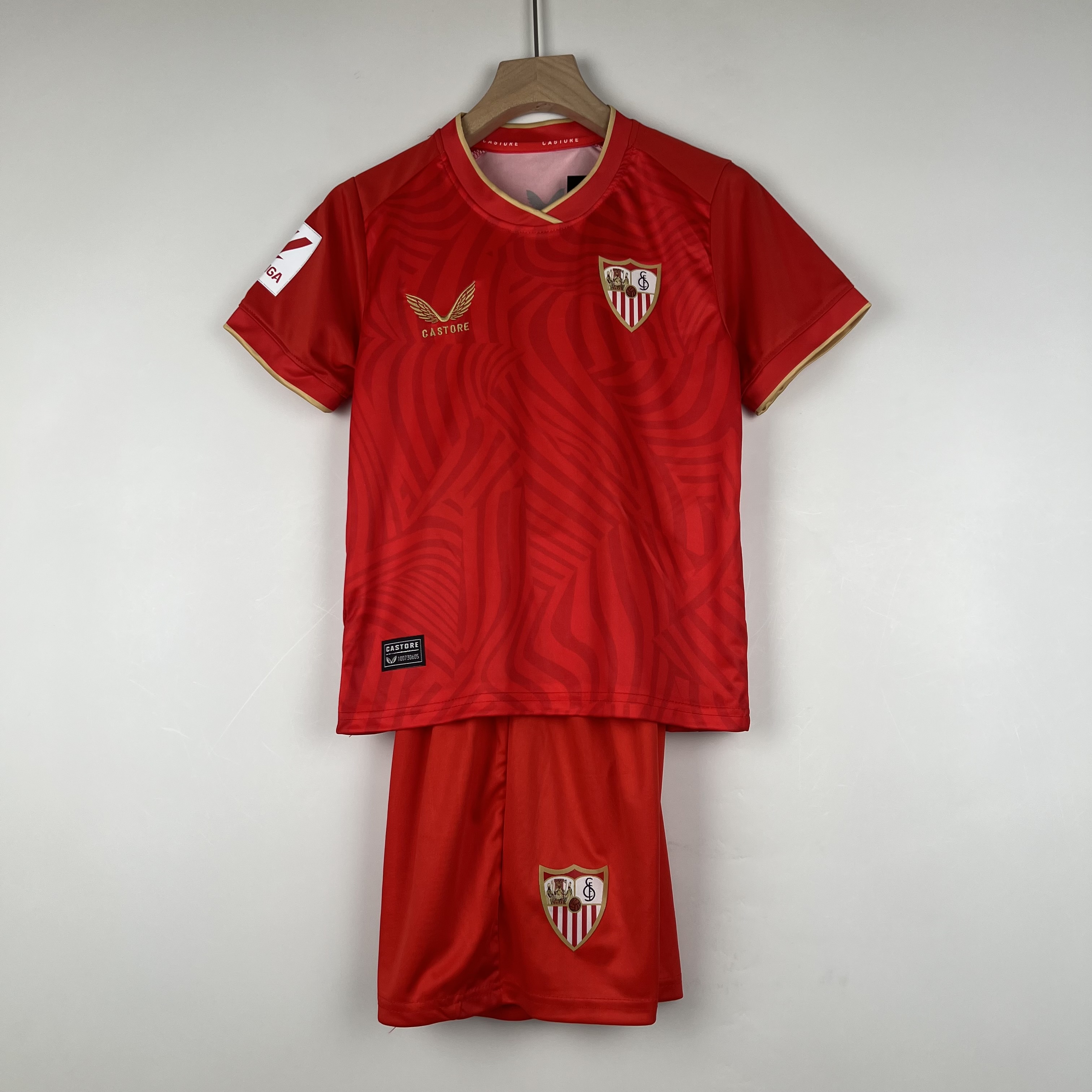 Sevilla 23-24 Away Stadium Kids Kit - ManixJersey