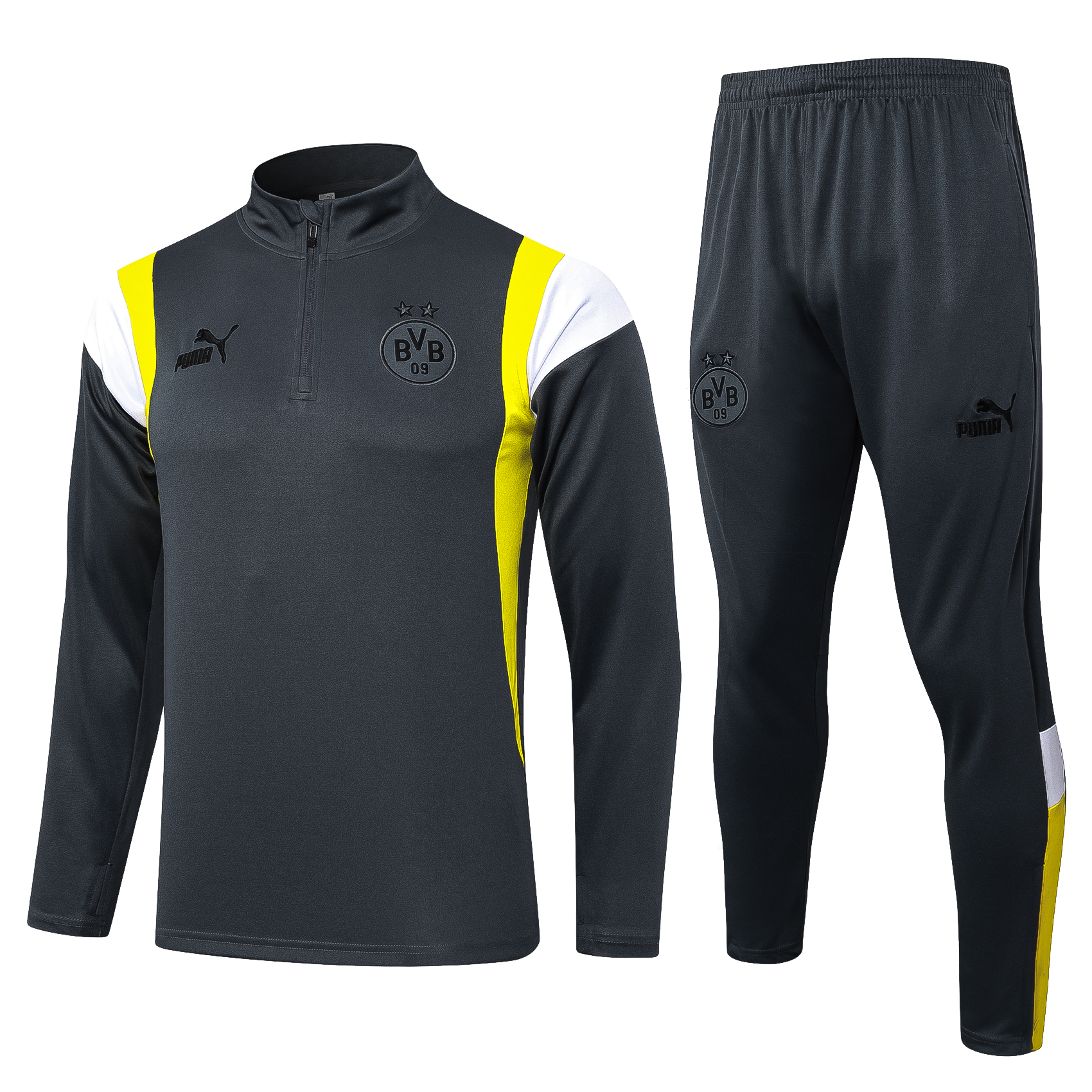 Dortmund 23-24 Long Sleeve Training Set - Grey - ManixJersey