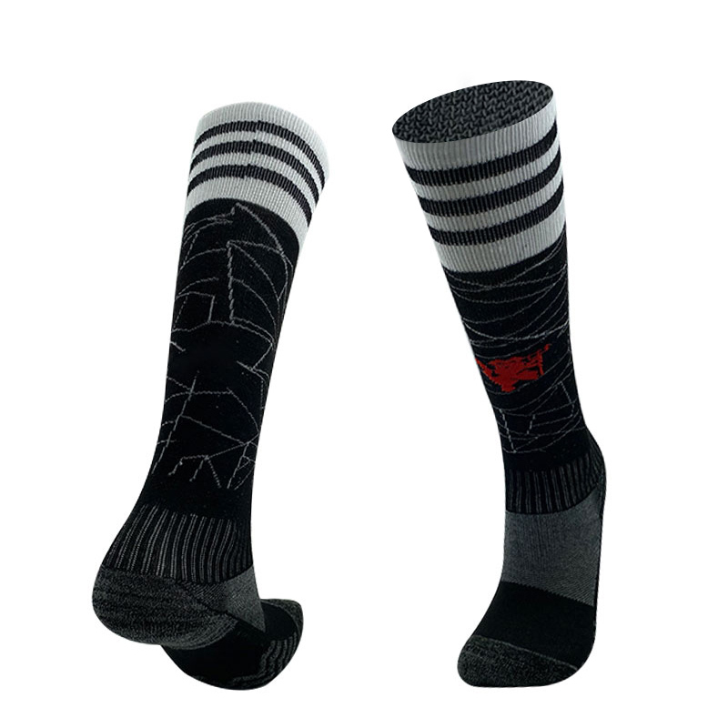 Manchester United 23-24 Home Socks - Black - ManixJersey