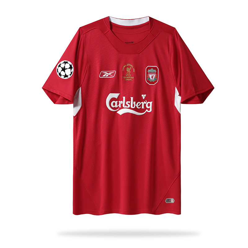 Retro Liver.pool 2005 Home Stadium Jersey - with UEFA Champions League Final Patch - ManixJersey