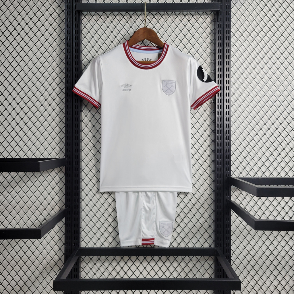 West Ham United 23-24 Away Kids Kit - ManixJersey