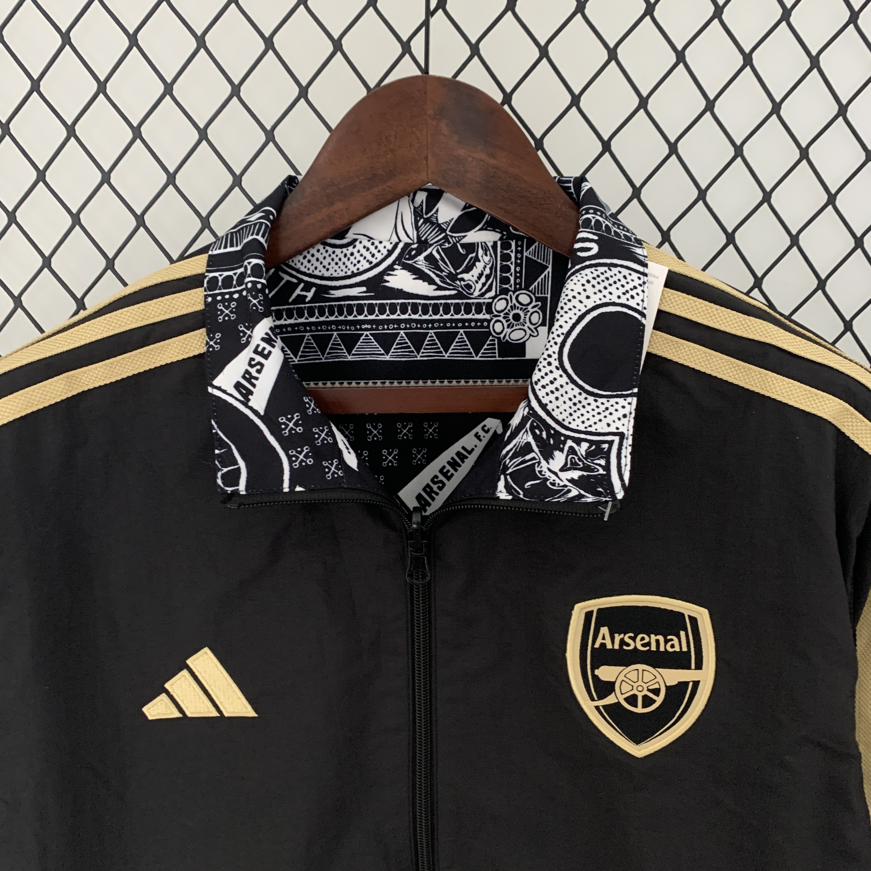 Arsenal x I-a-n.W-r-i-g-h-t Limited Edition 23-24 Player Reversible Windbreaker - ManixJersey
