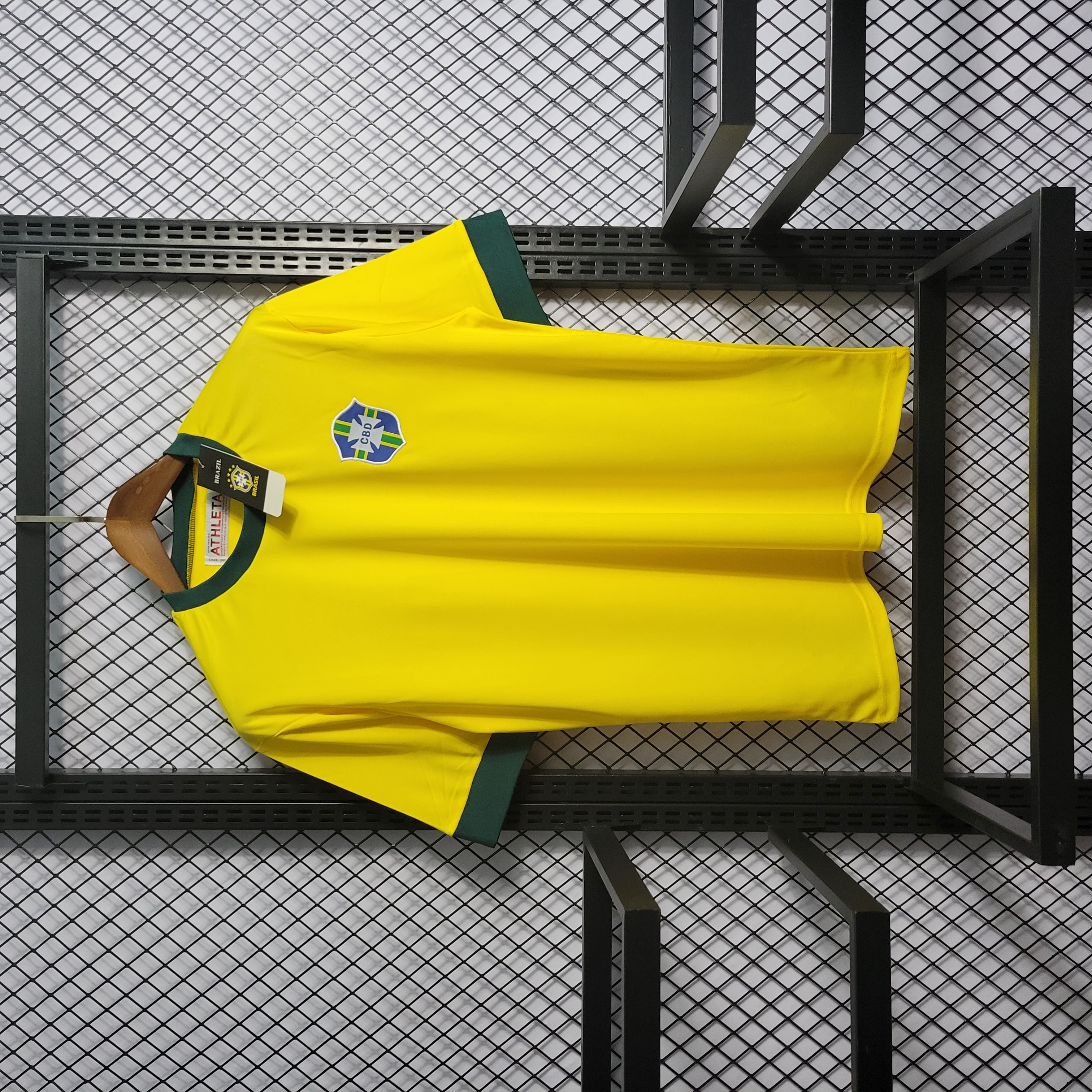 Retro Brazil 1970 Home Stadium Jersey - ManixJersey