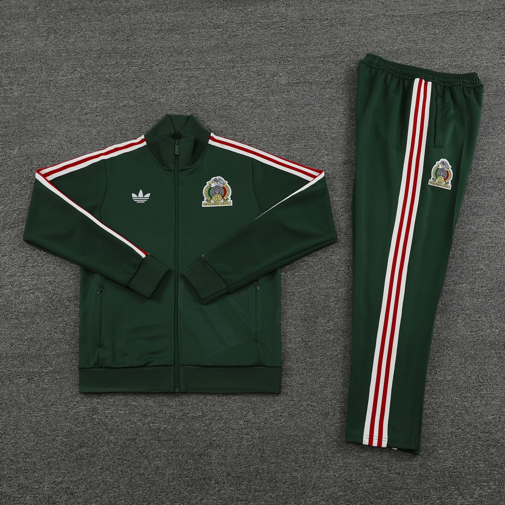Mexico 23-24 Jacket Training Tracksuit - Green - ManixJersey