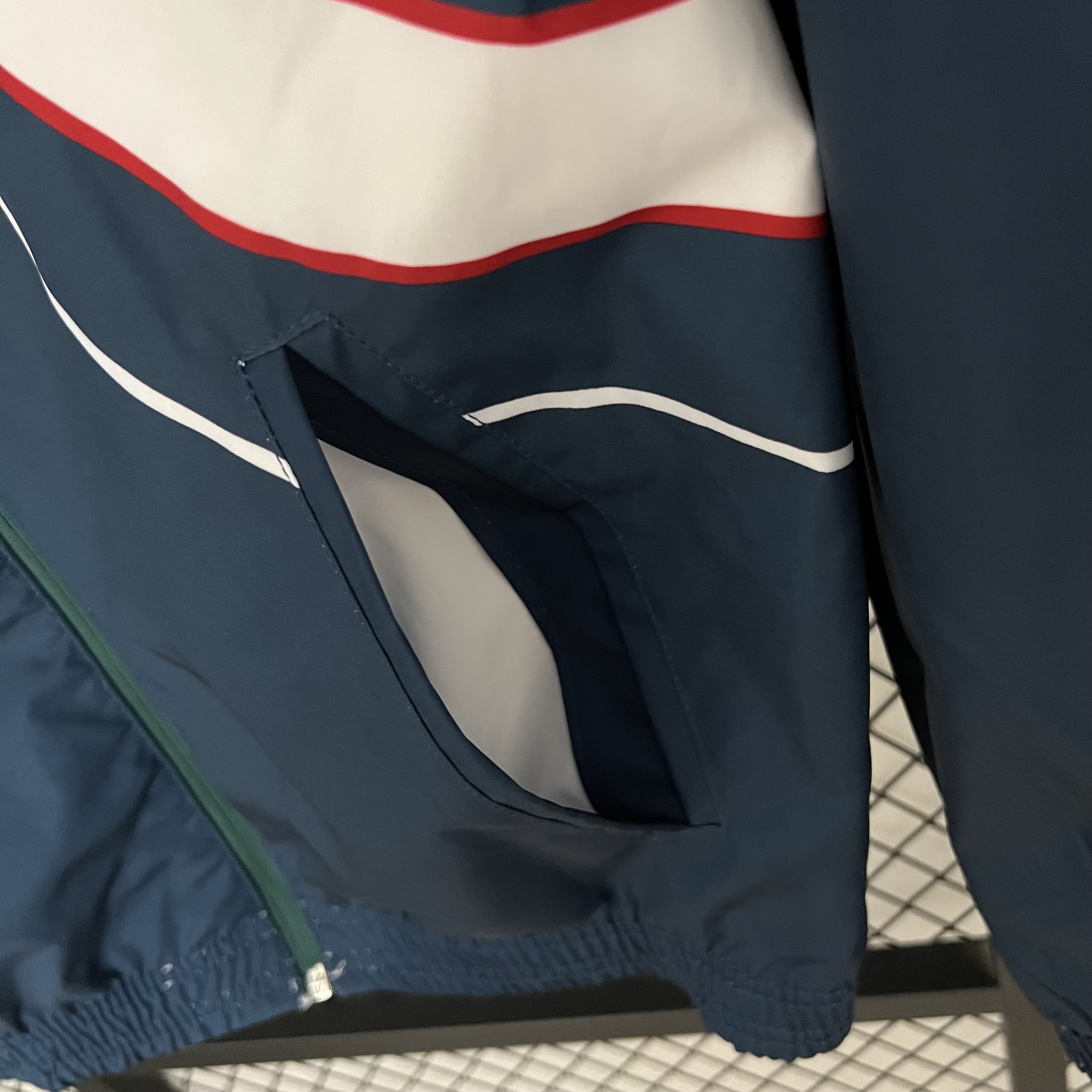 B.A.R.S.A 23-24 Player Reversible Windbreaker - White & Blue - ManixJersey