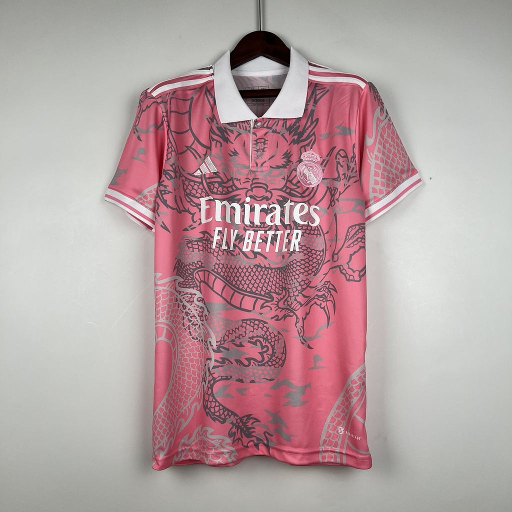 23/24 Real Madrid Pink Dargon Special Edition Jersey - Fans Version - ManixJersey