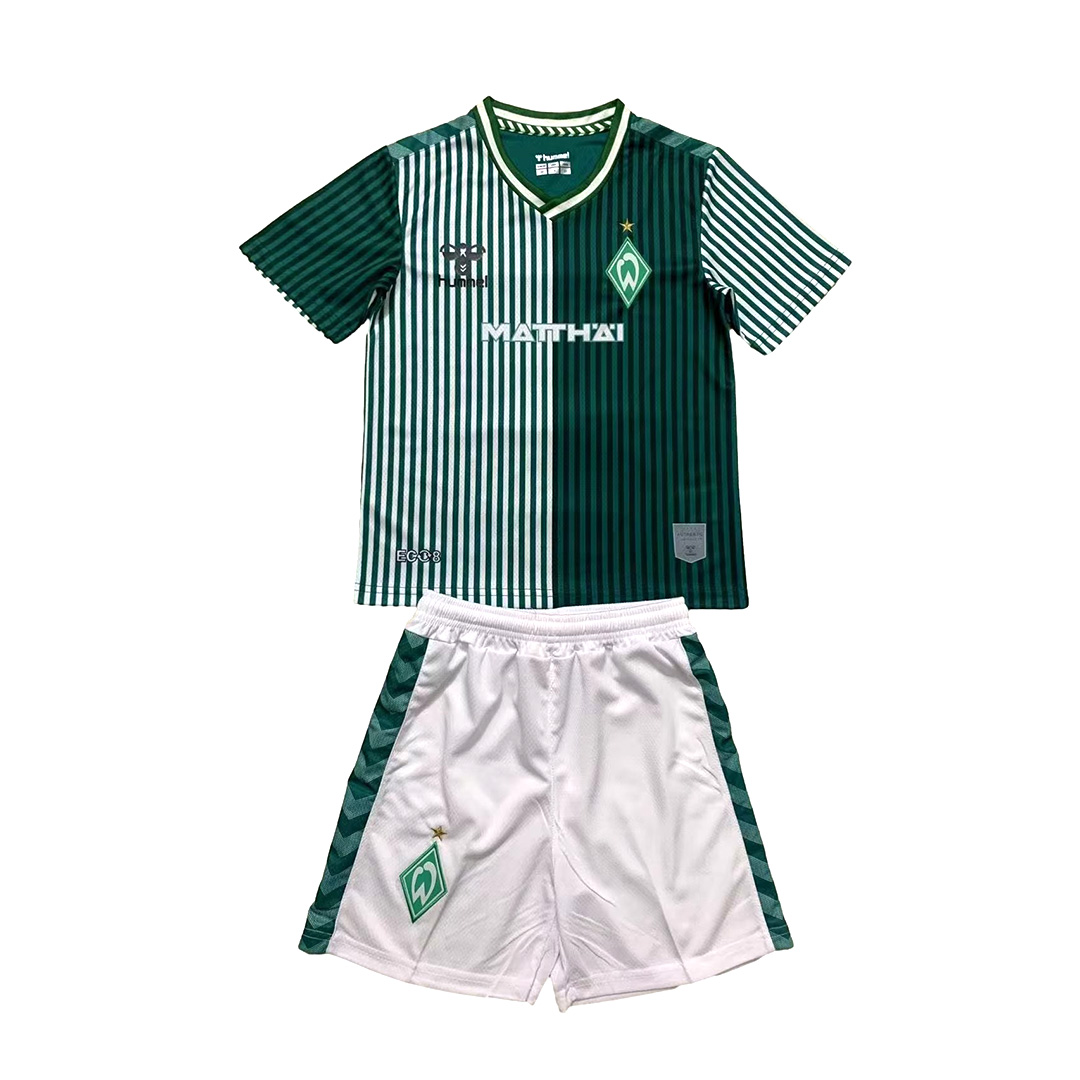 Werder Bremen 23-24 Home Stadium Kids Kit - ManixJersey