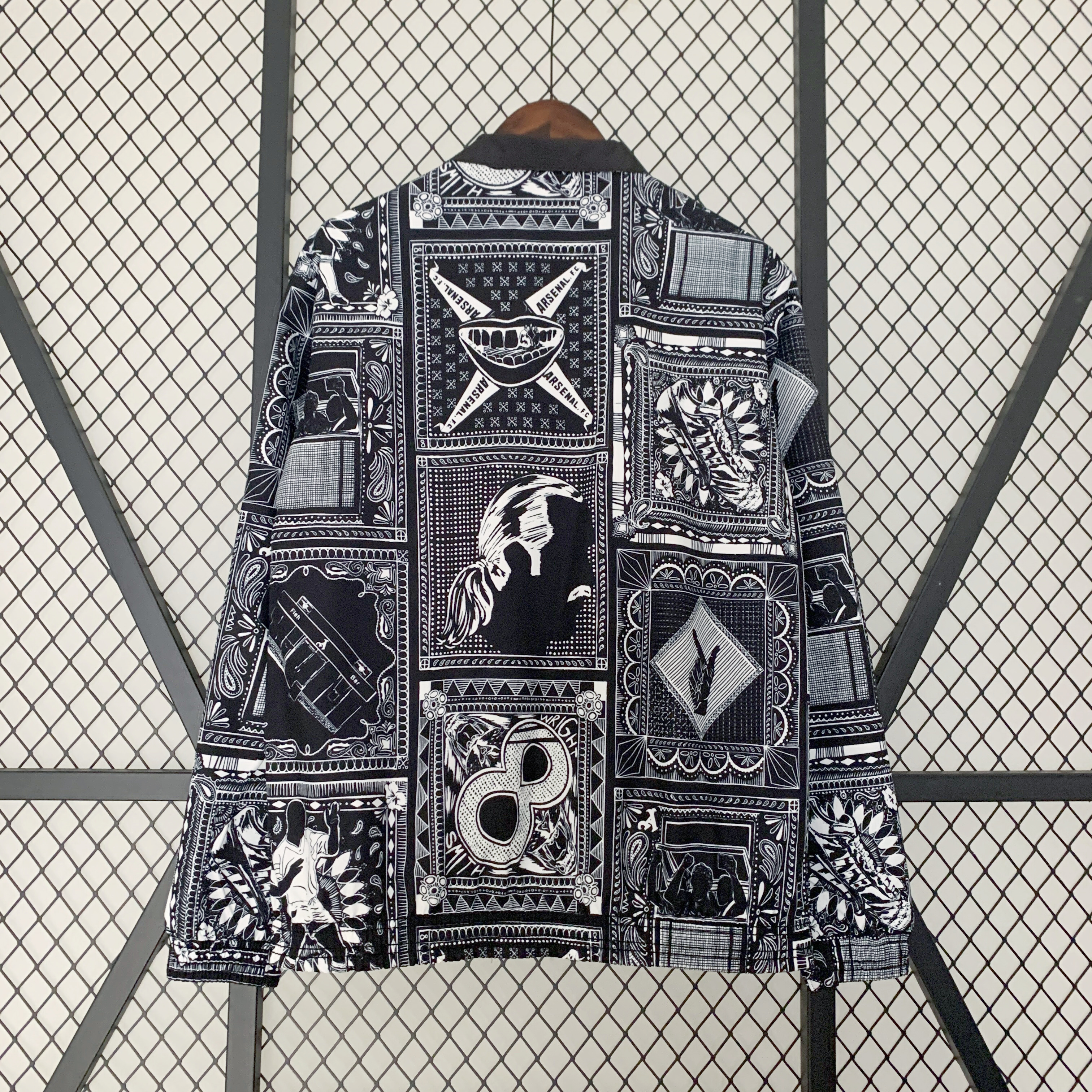 Arsenal x I-a-n.W-r-i-g-h-t Limited Edition 23-24 Player Reversible Windbreaker - ManixJersey