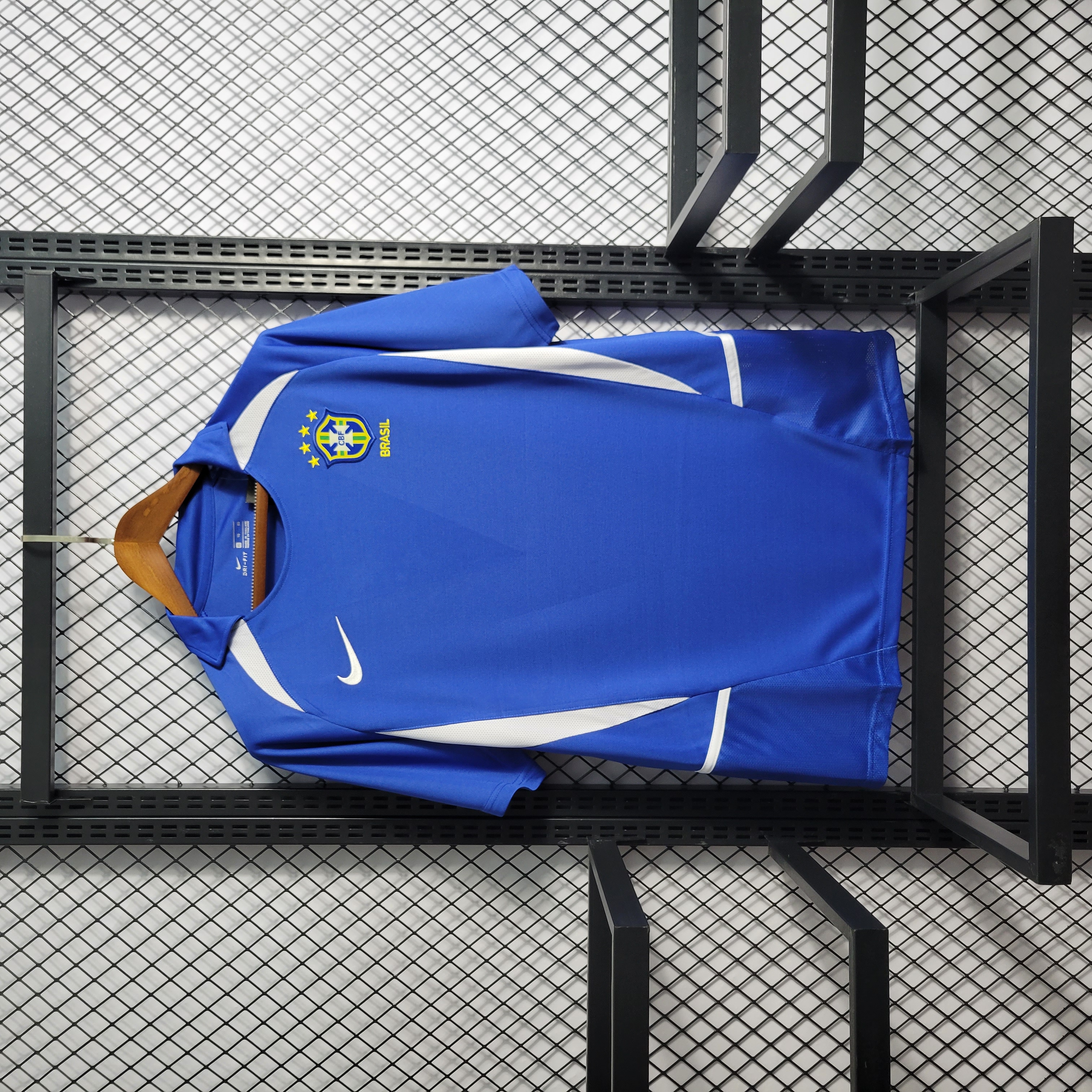 Retro Brazil 2002 Away Stadium Jersey - ManixJersey