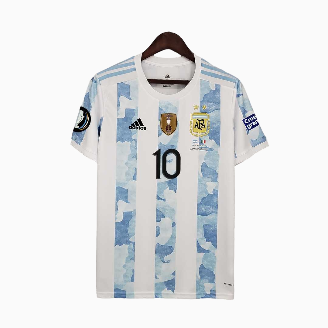Retro Argentina 2021 Home Stadium Jersey - ManixJersey