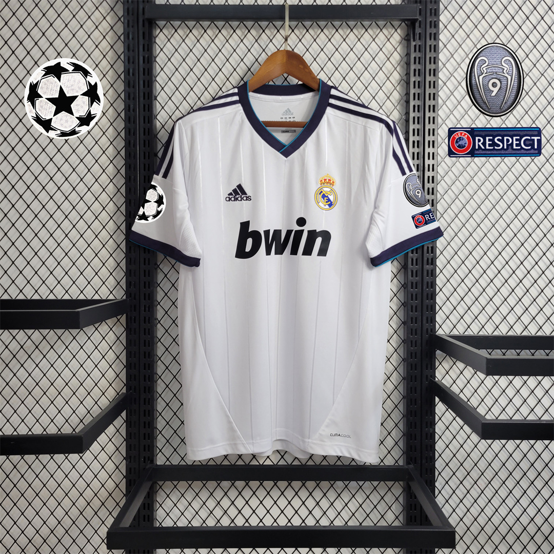 Real Madrid Retro 12-13 Home Stadium Jersey - ManixJersey