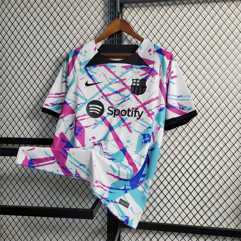 B.A.R.S.A 23/24 White Training Jersey - Fans Version - ManixJersey