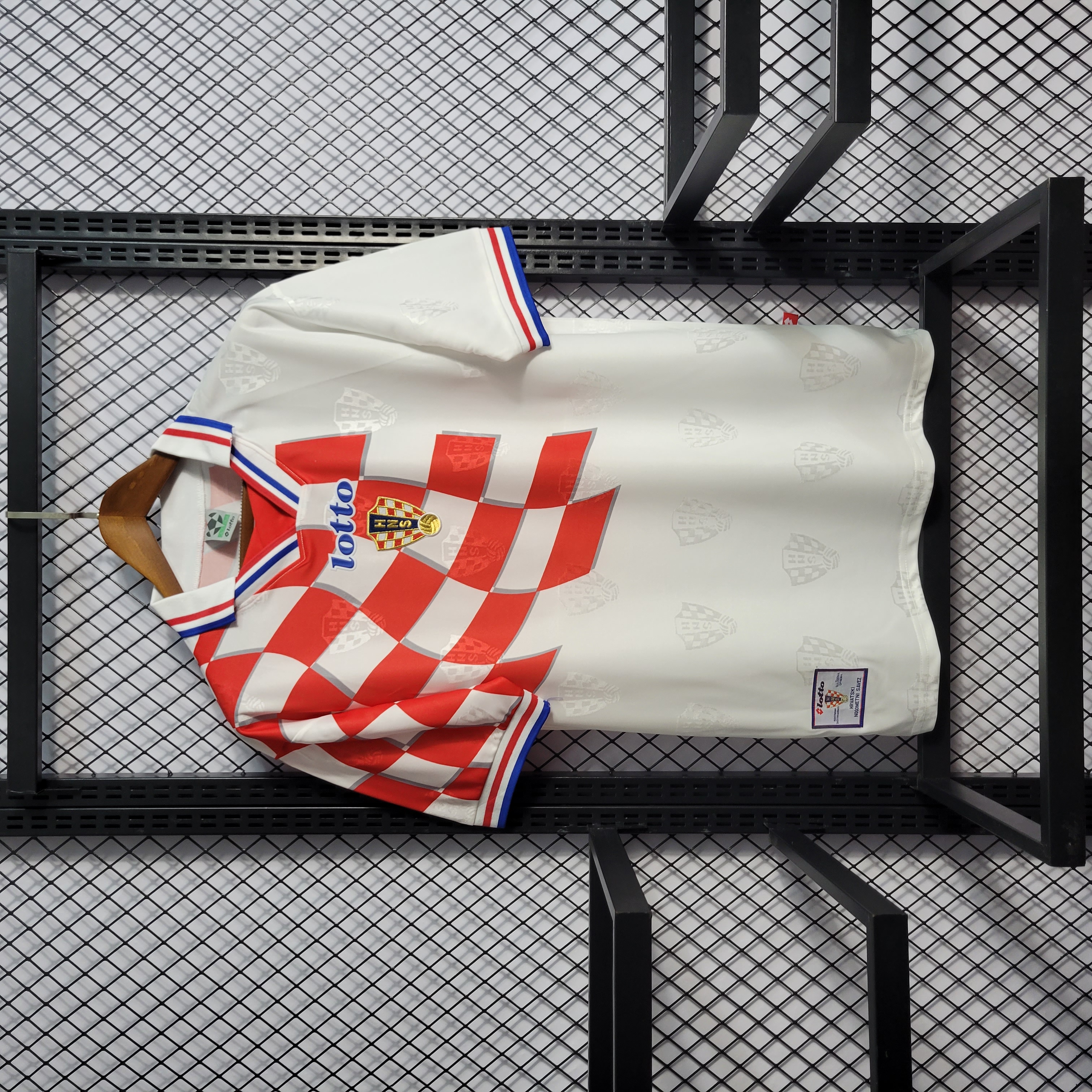 Retro Croatia 1998 Home Stadium Jersey - ManixJersey