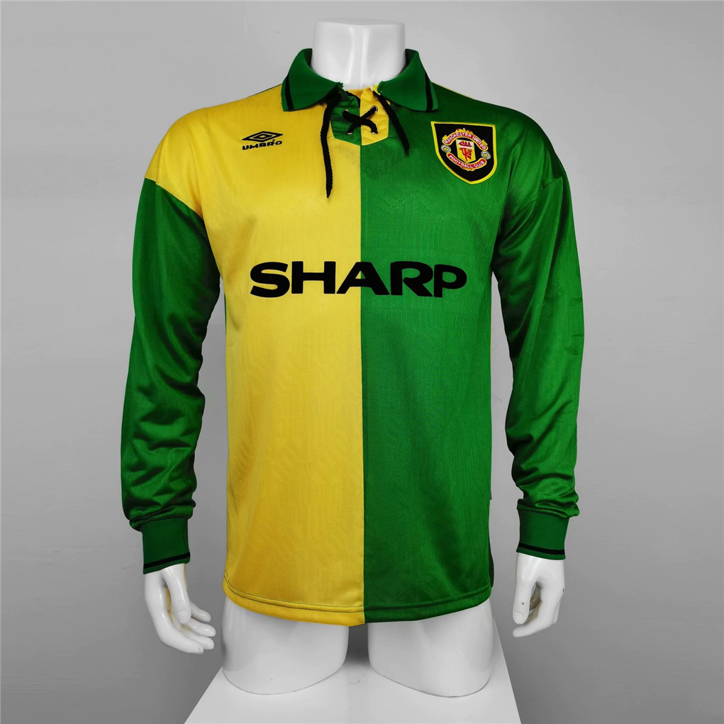Manchester United Retro 92-94 Third Away Long Sleeve Jersey - ManixJersey