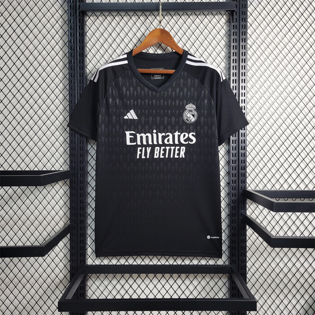 Real Madrid 23-24 Black Goalkeeper Jersey - Fans Version - ManixJersey