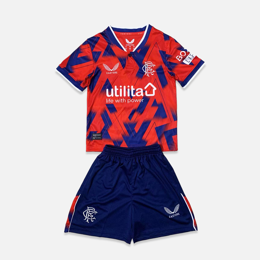 Glasgow Rangers 23-24 Fourth Kids Kit - ManixJersey
