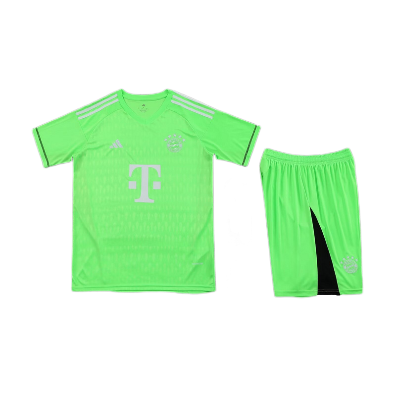 Bayern Munich 23-24 Green Goalkeeper Men's Adult Jersey Set - ManixJersey