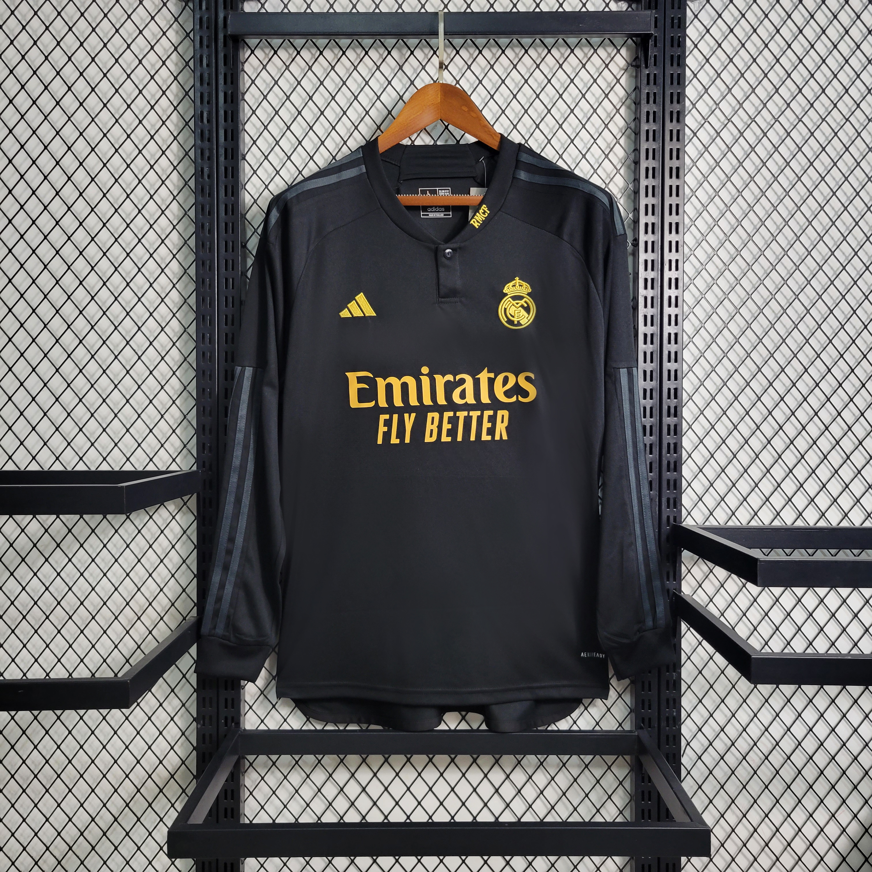 Real Madrid 23-24 Third Away Long Sleeve Jersey - Fans Version - ManixJersey