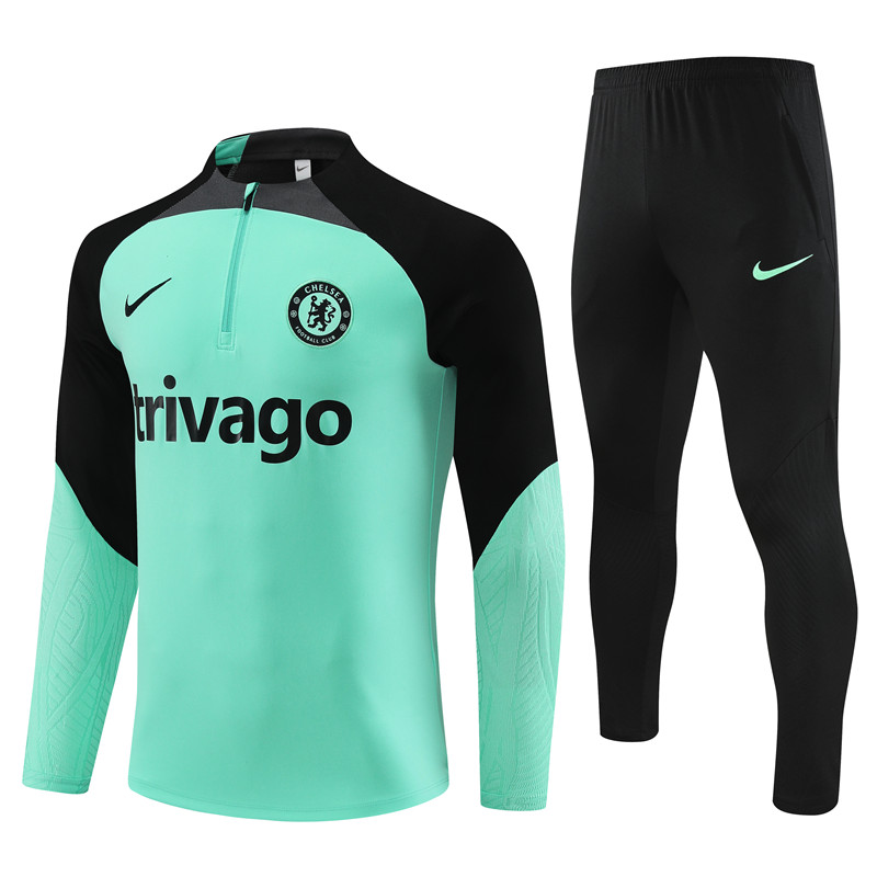 Che 23-24 Kids Long Sleeve Training Set Green - ManixJersey