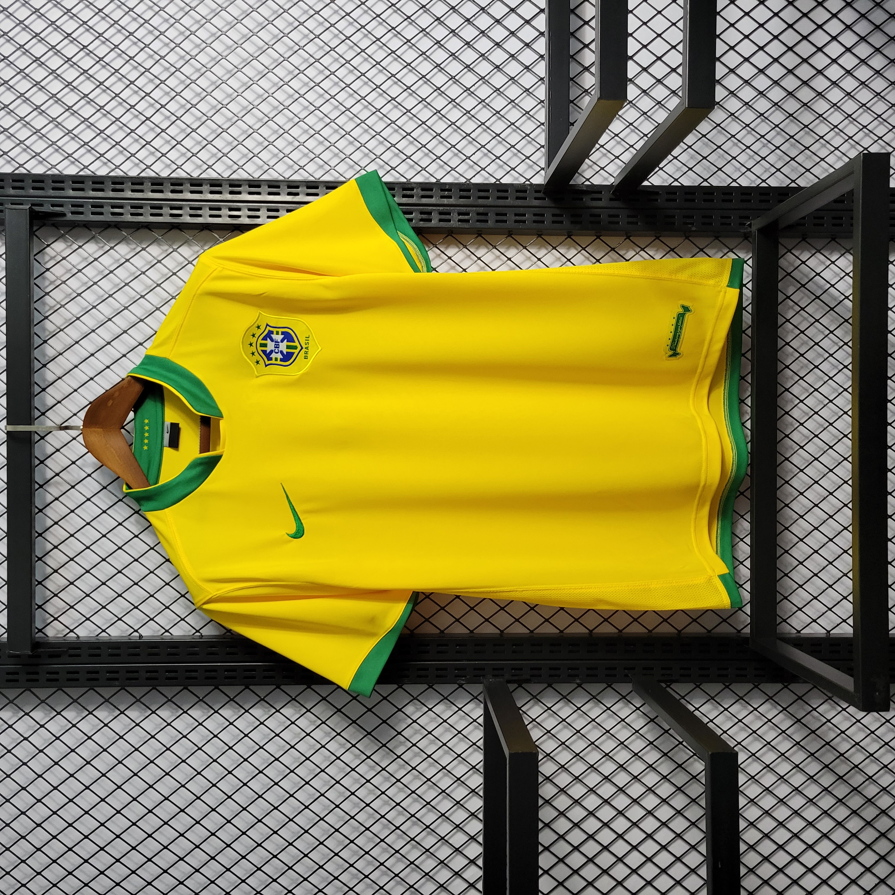Retro Brazil 2006 Home Stadium Jersey - ManixJersey