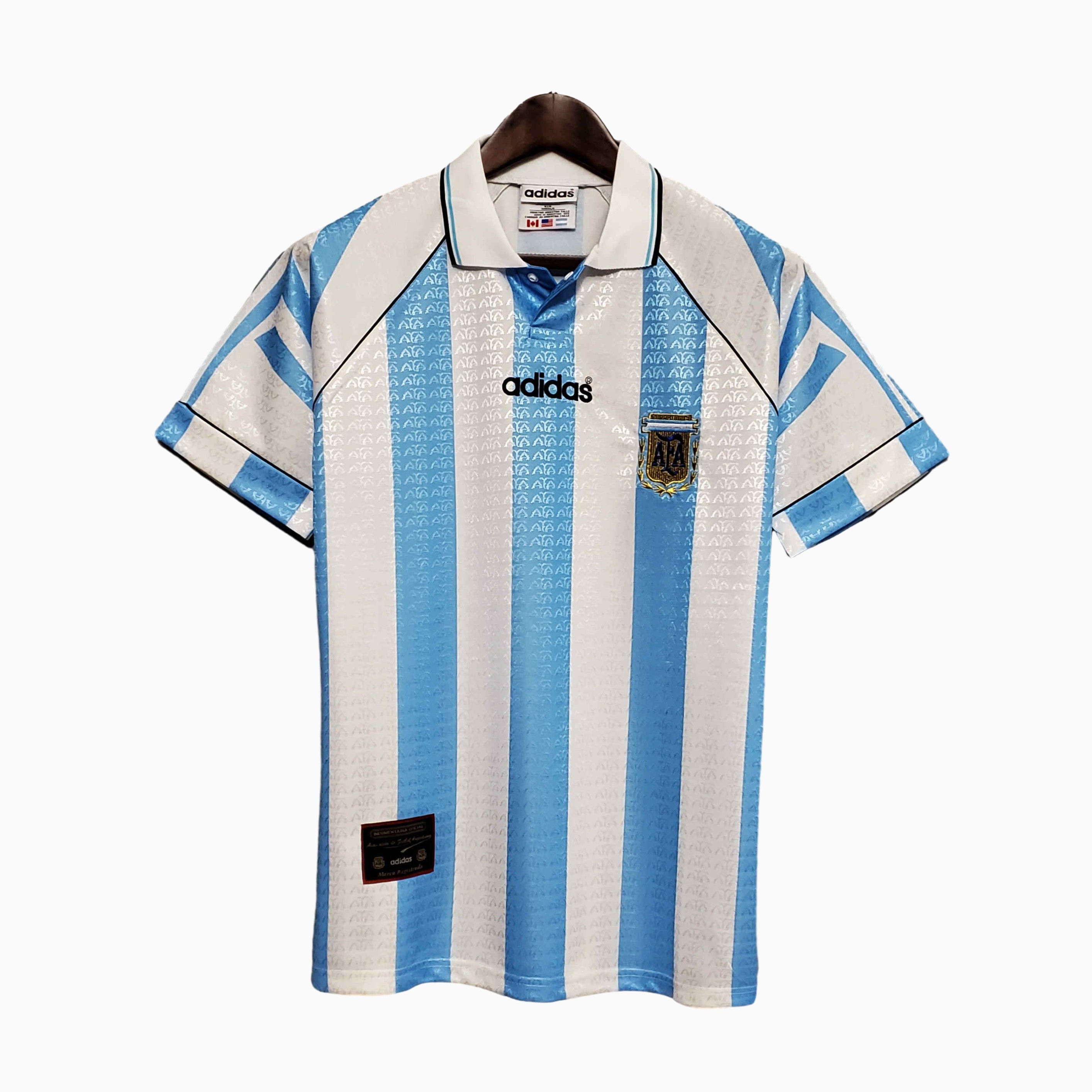 Retro Argentina 1997 Home Stadium Jersey - ManixJersey