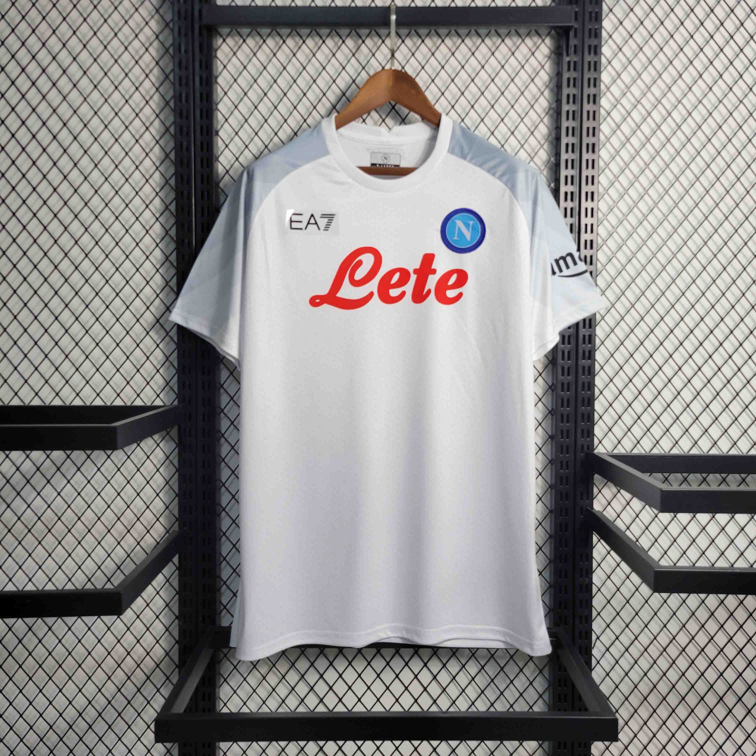 23-24 Napoli White Jersey - ManixJersey