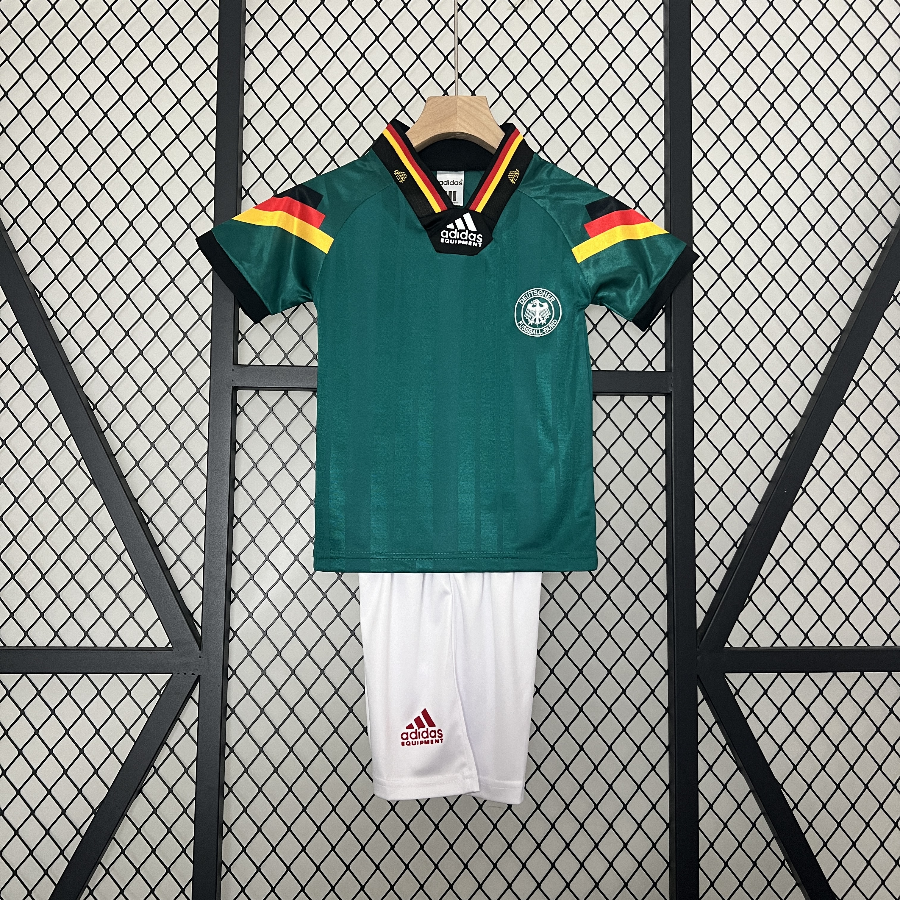 Retro Germany 1992 Away Stadium Kids Kit - ManixJersey