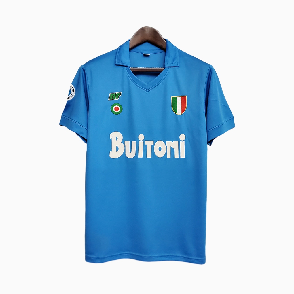 Retro Napoli 1987-88 Home Stadium Jersey - ManixJersey