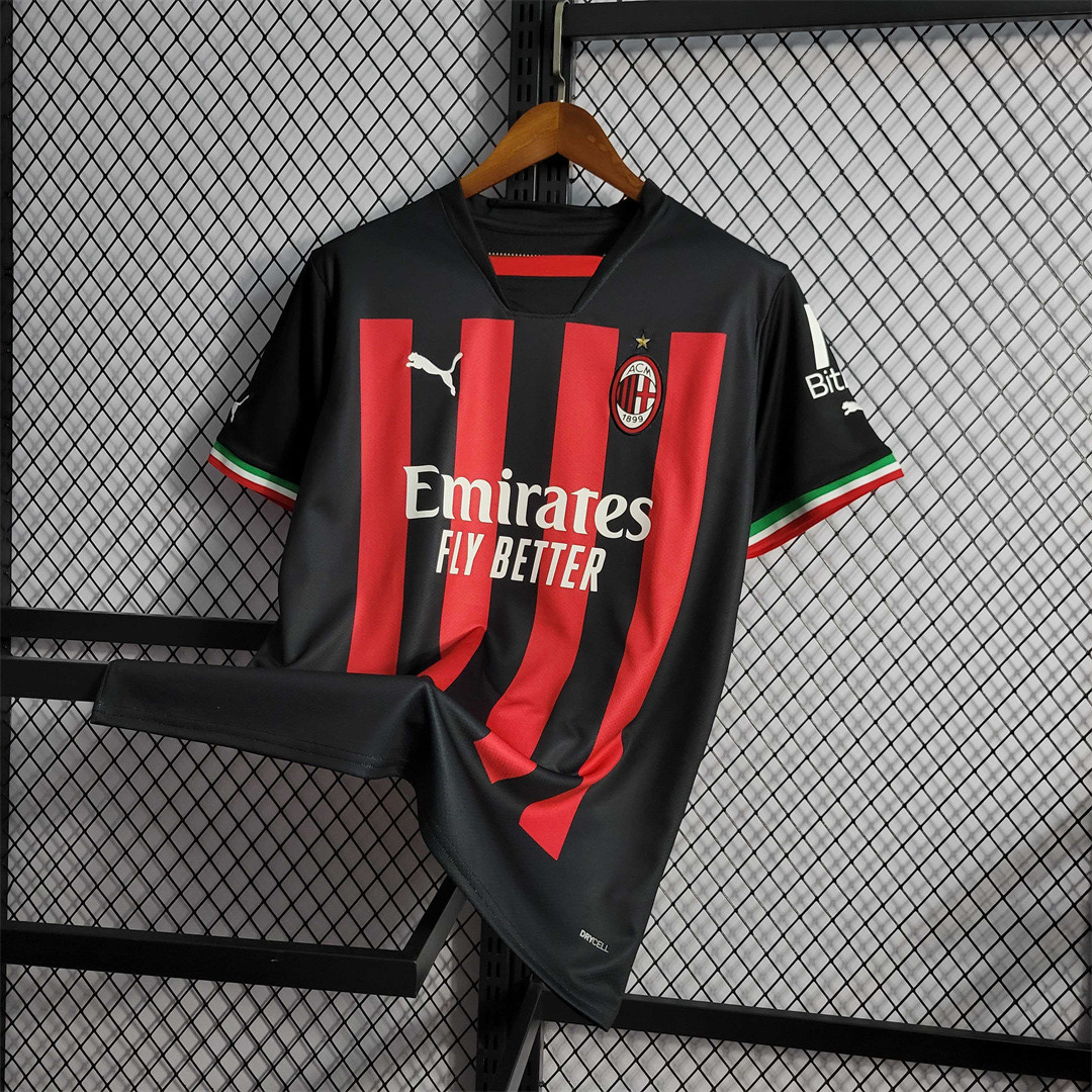 22-23 AC Milan Home Jersey - Fans Version - ManixJersey