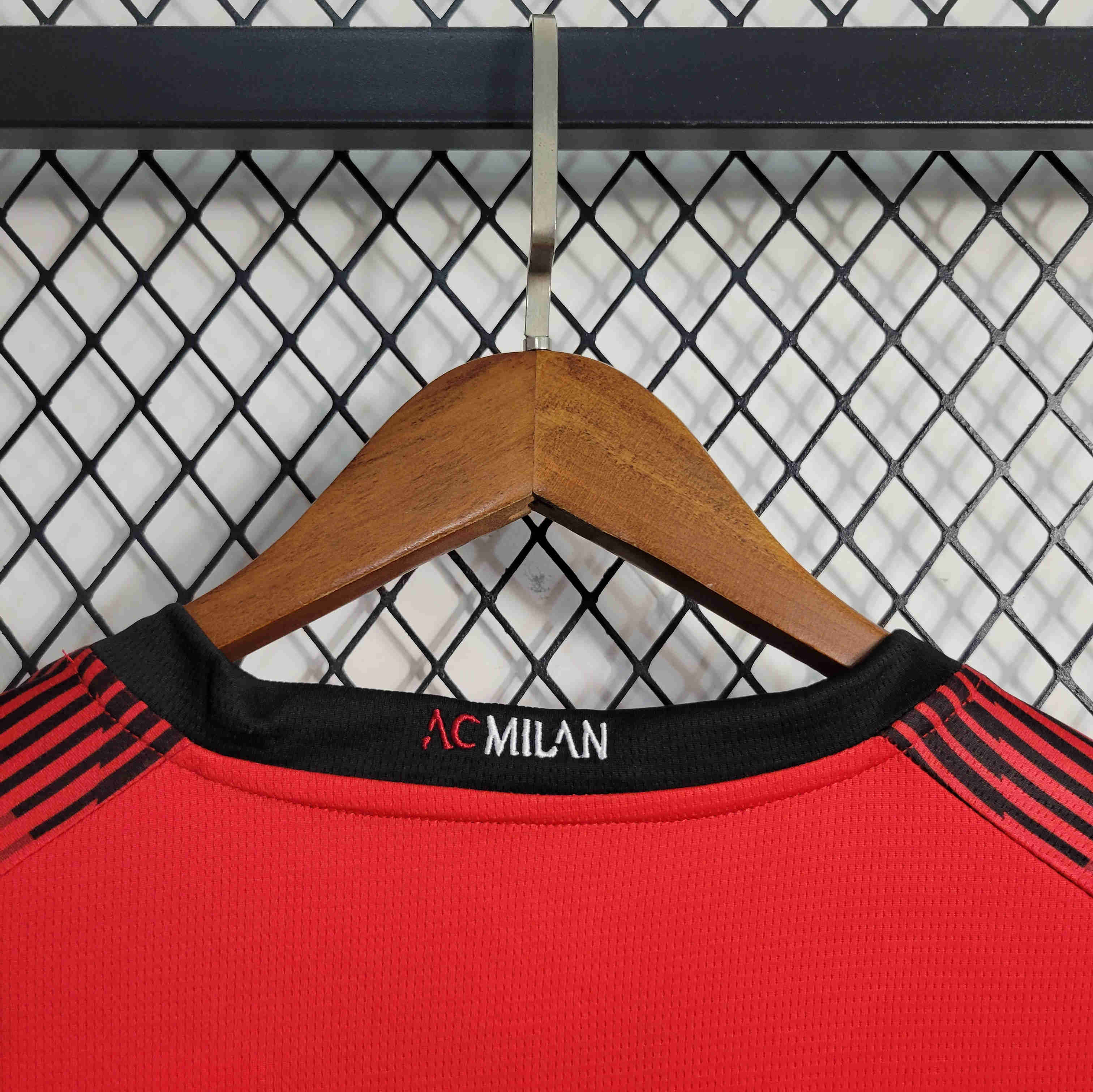 23/24 AC Milan Home Long Sleeve Jersey - Fans Version - ManixJersey