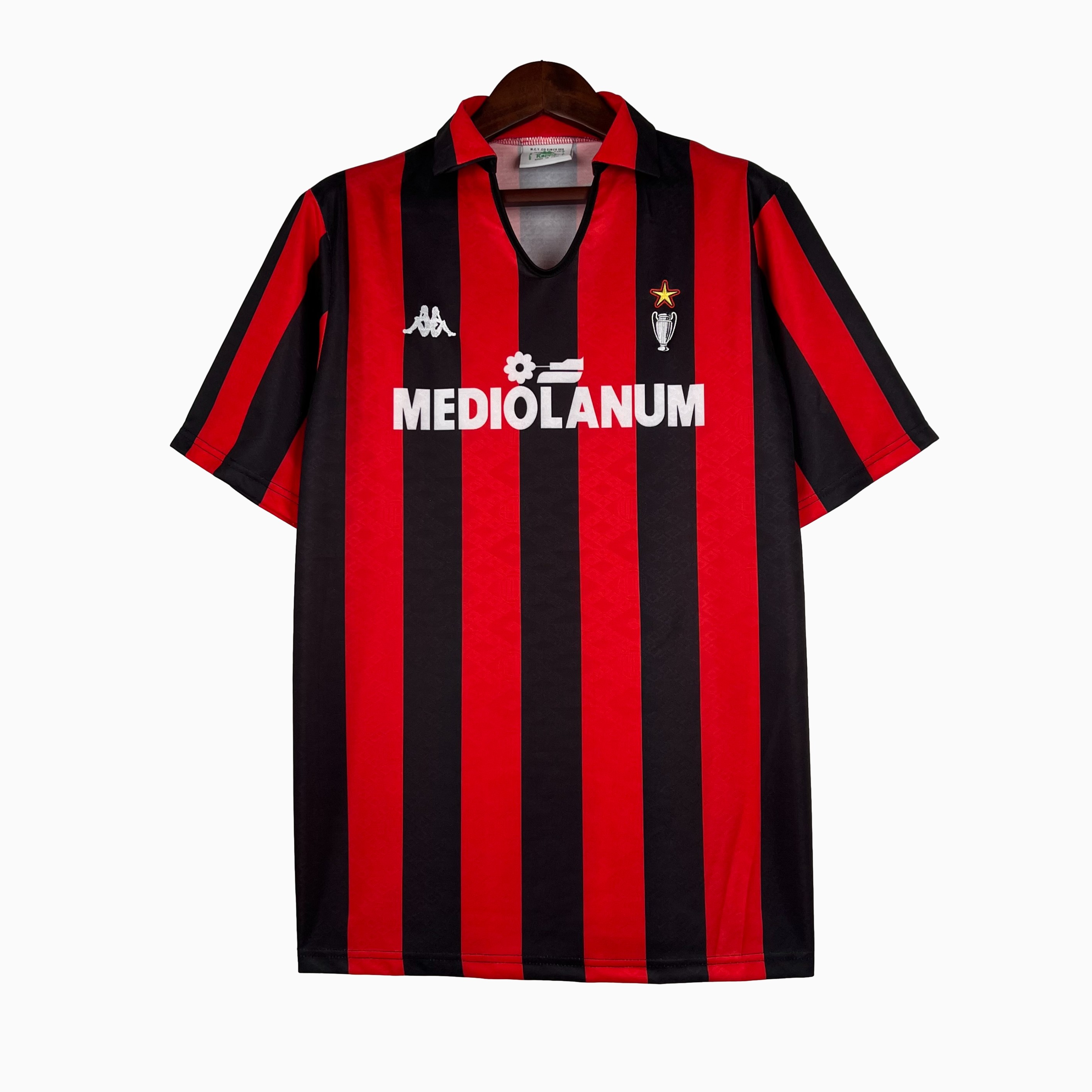 Retro AC Milan 1989-90 Home Stadium Jersey - ManixJersey