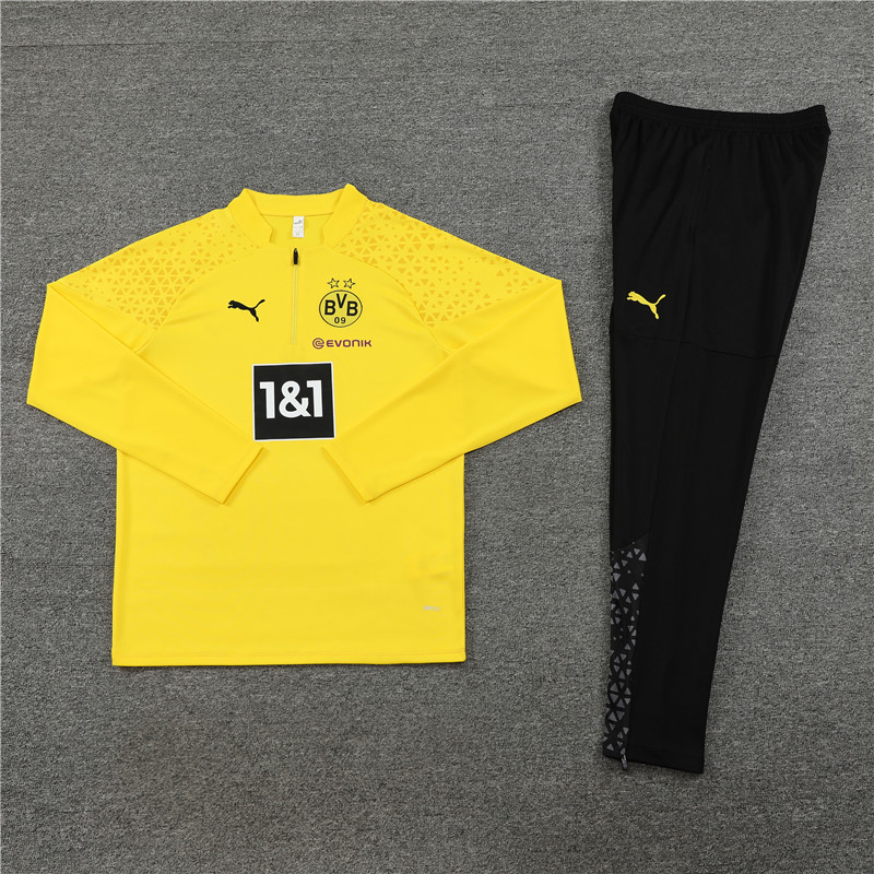 Dortmund 23-24 Long Sleeve Training Set -Yellow - ManixJersey