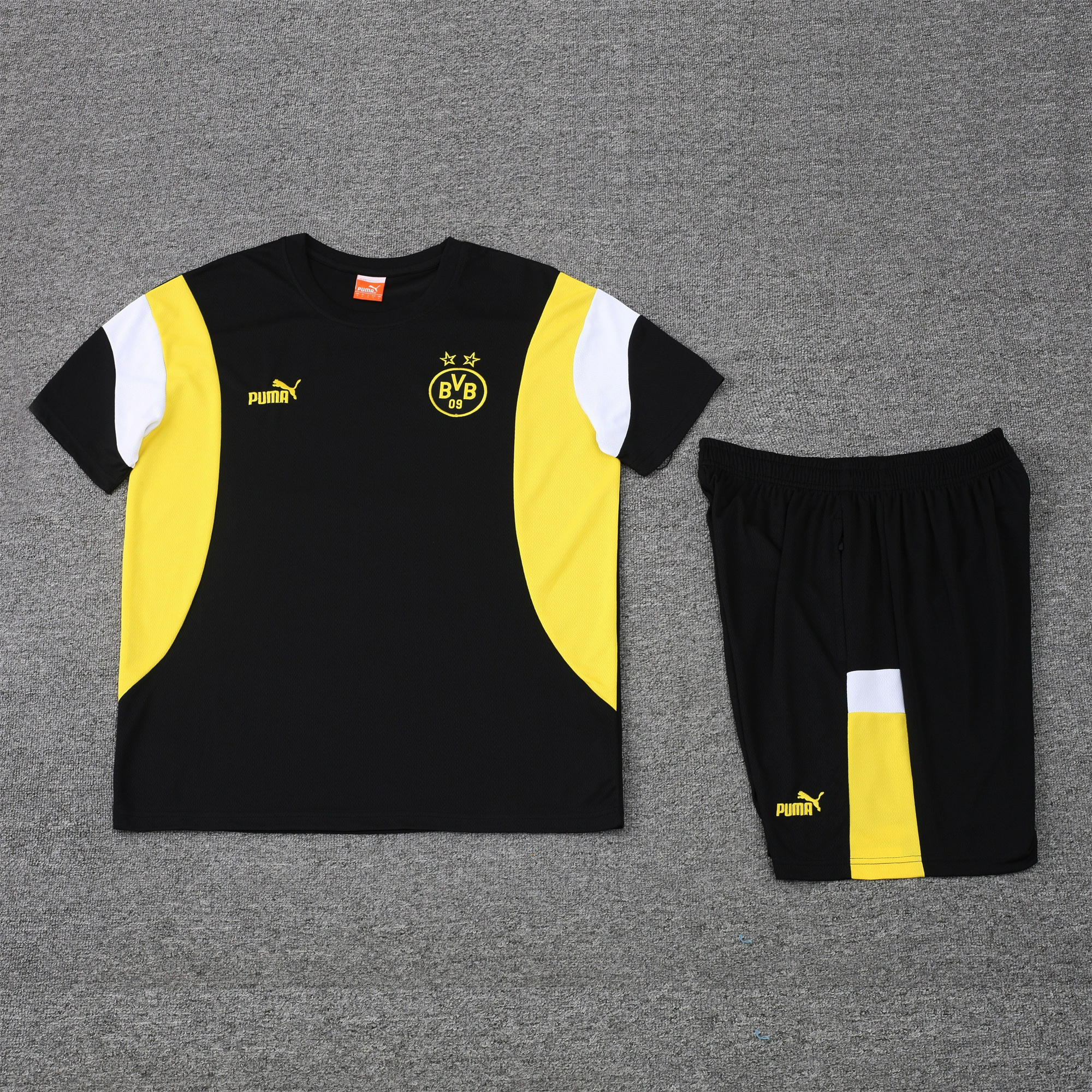 Dortmund 23-24 Short-Sleeve Training Set - Black - ManixJersey